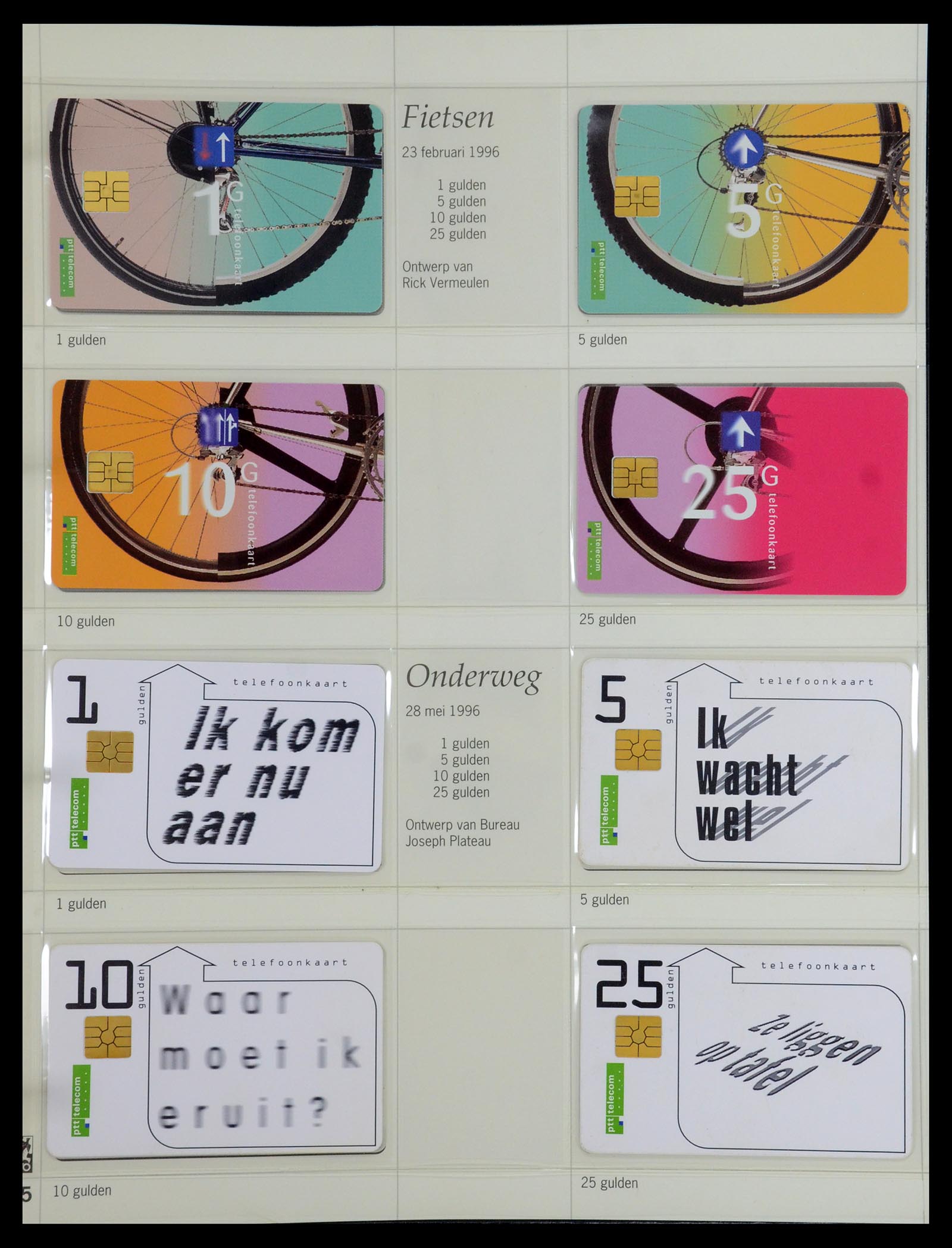 35839 025 - Postzegelverzameling 35839 Nederland telefoonkaarten 1986-2002.