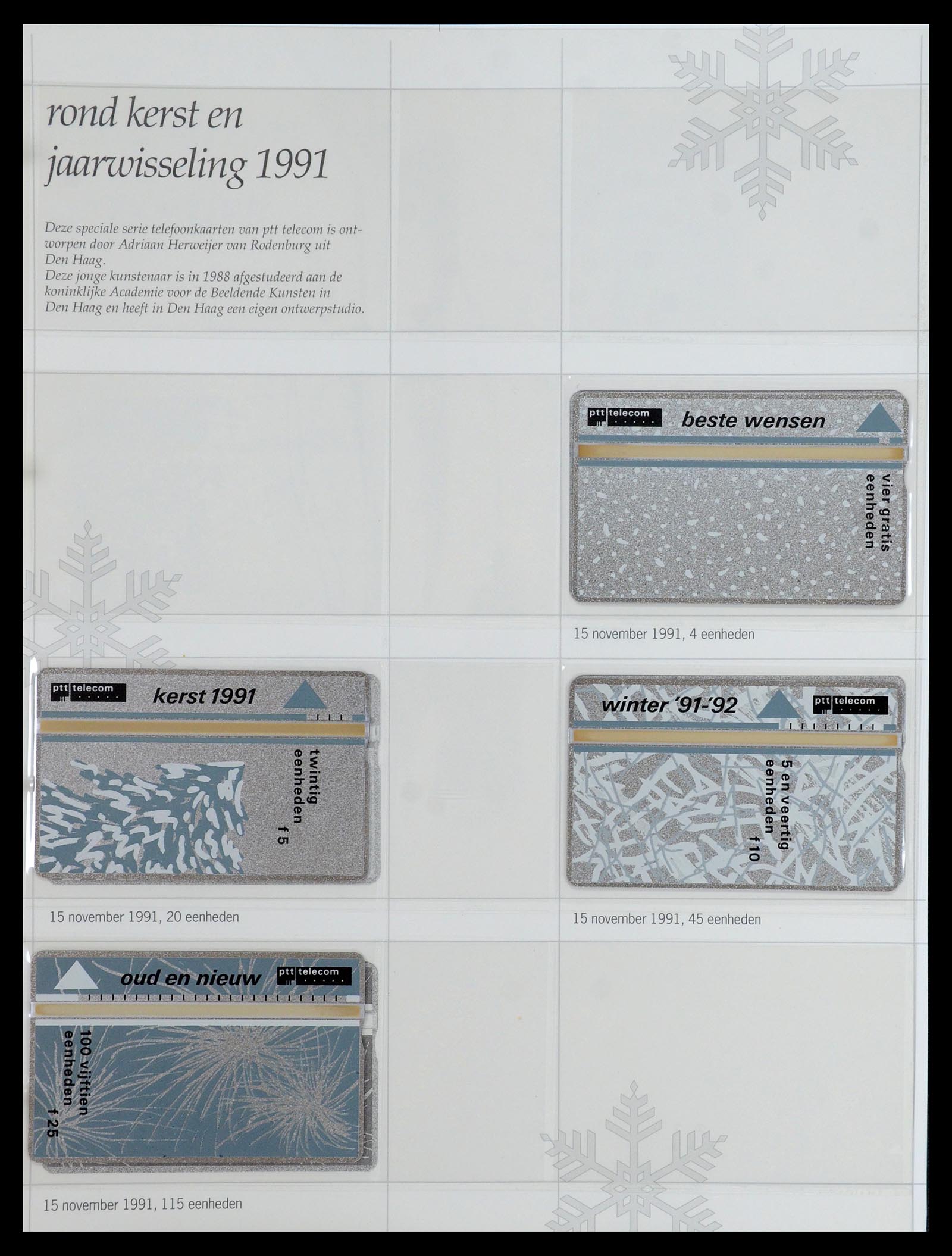 35839 035 - Postzegelverzameling 35839 Nederland telefoonkaarten 1986-2002.