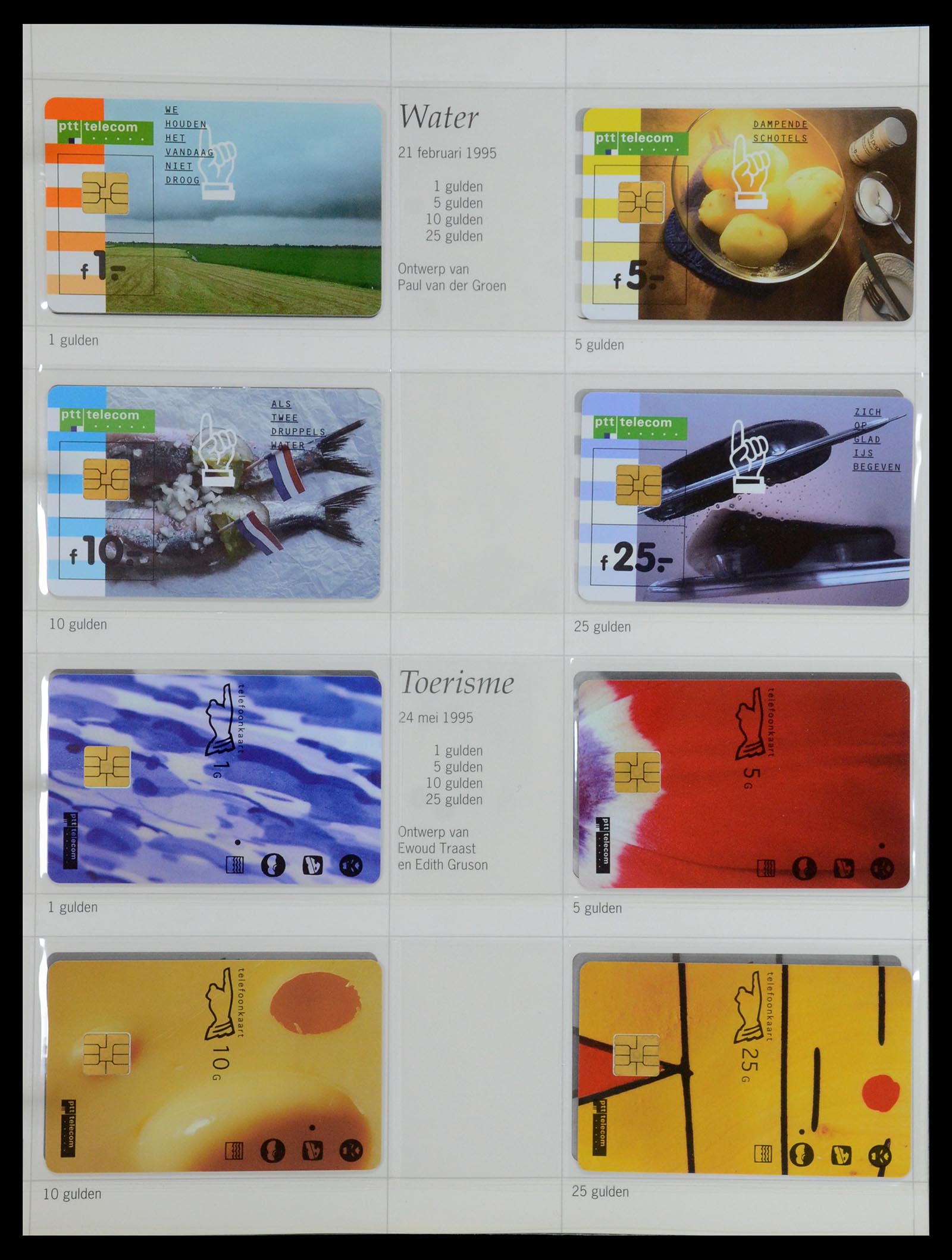 35839 046 - Postzegelverzameling 35839 Nederland telefoonkaarten 1986-2002.