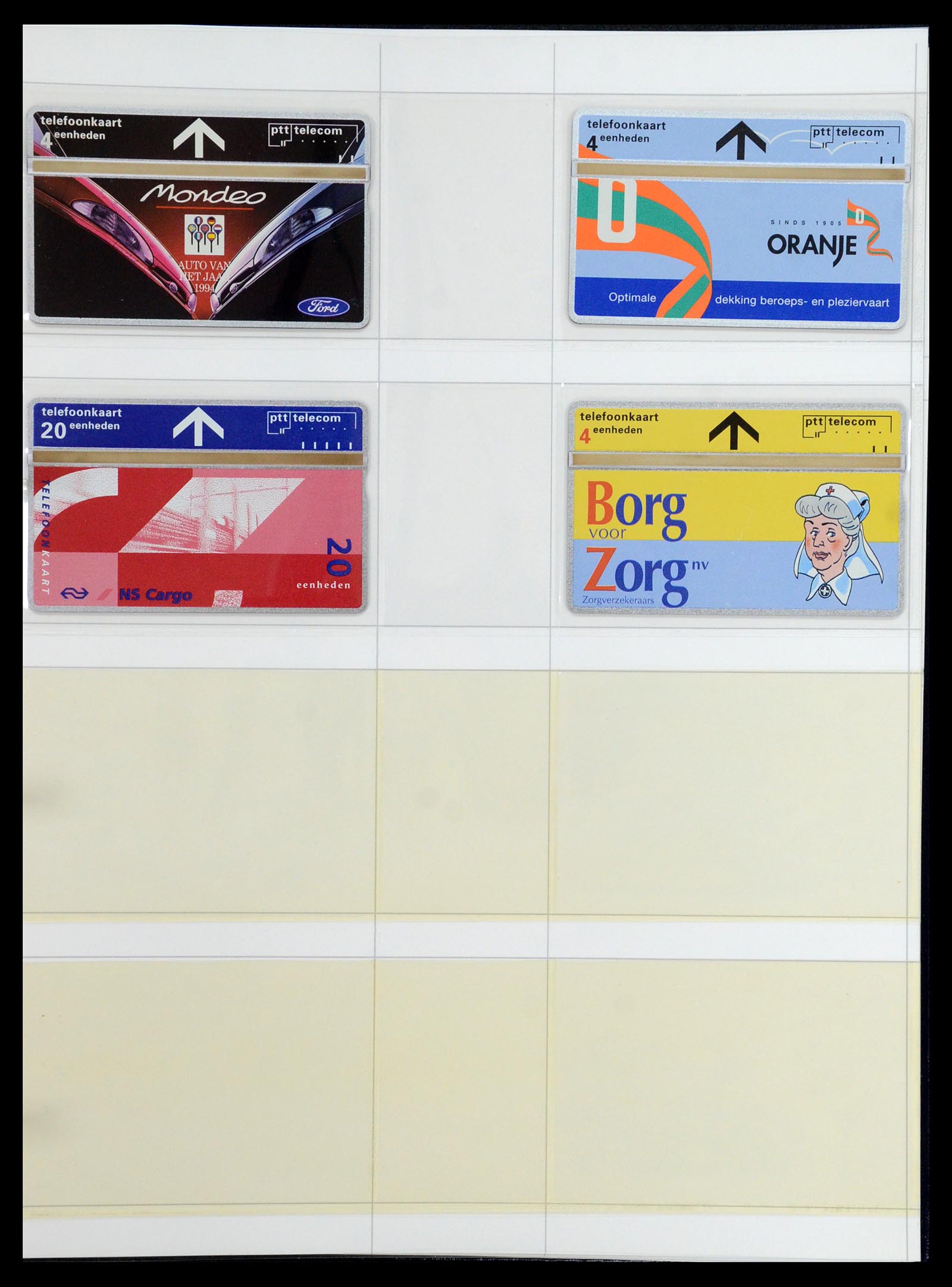 35839 048 - Postzegelverzameling 35839 Nederland telefoonkaarten 1986-2002.