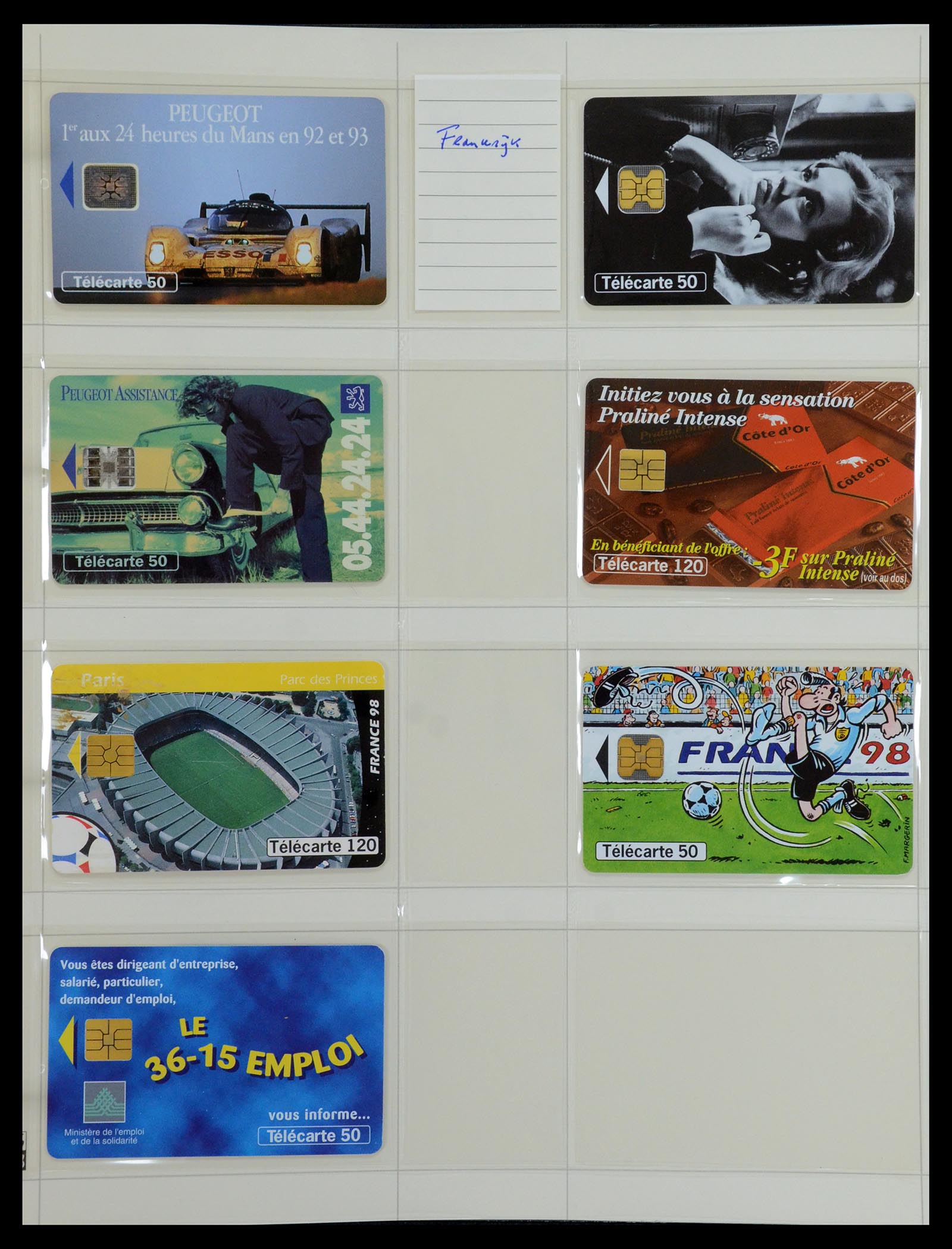 35839 065 - Postzegelverzameling 35839 Nederland telefoonkaarten 1986-2002.