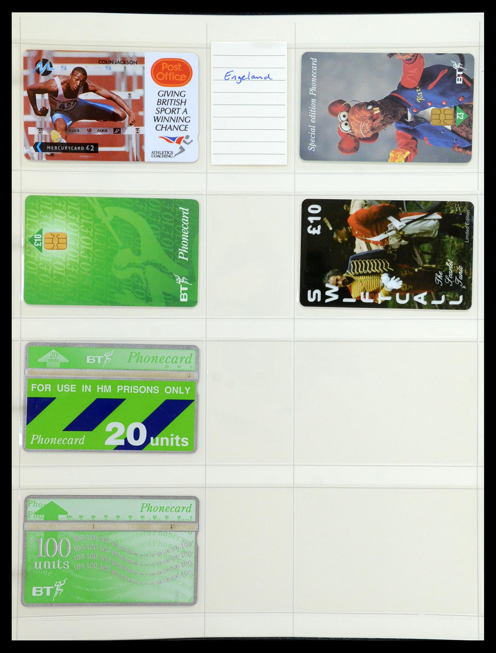 35839 066 - Postzegelverzameling 35839 Nederland telefoonkaarten 1986-2002.