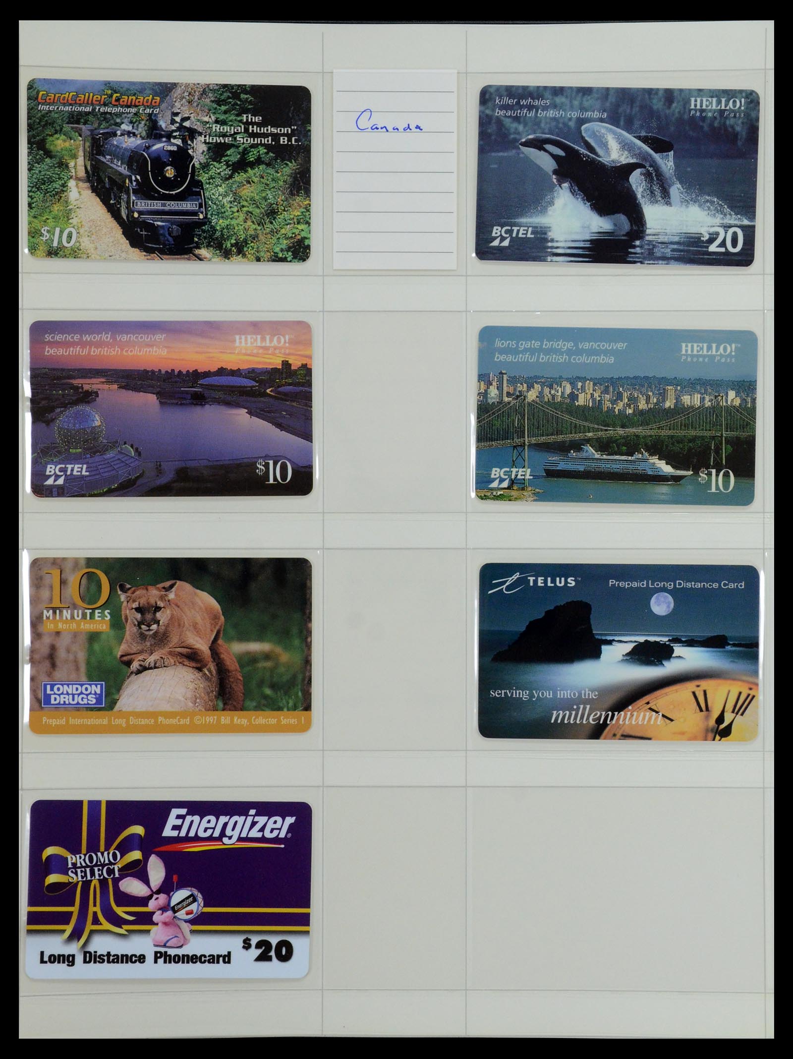 35839 070 - Postzegelverzameling 35839 Nederland telefoonkaarten 1986-2002.