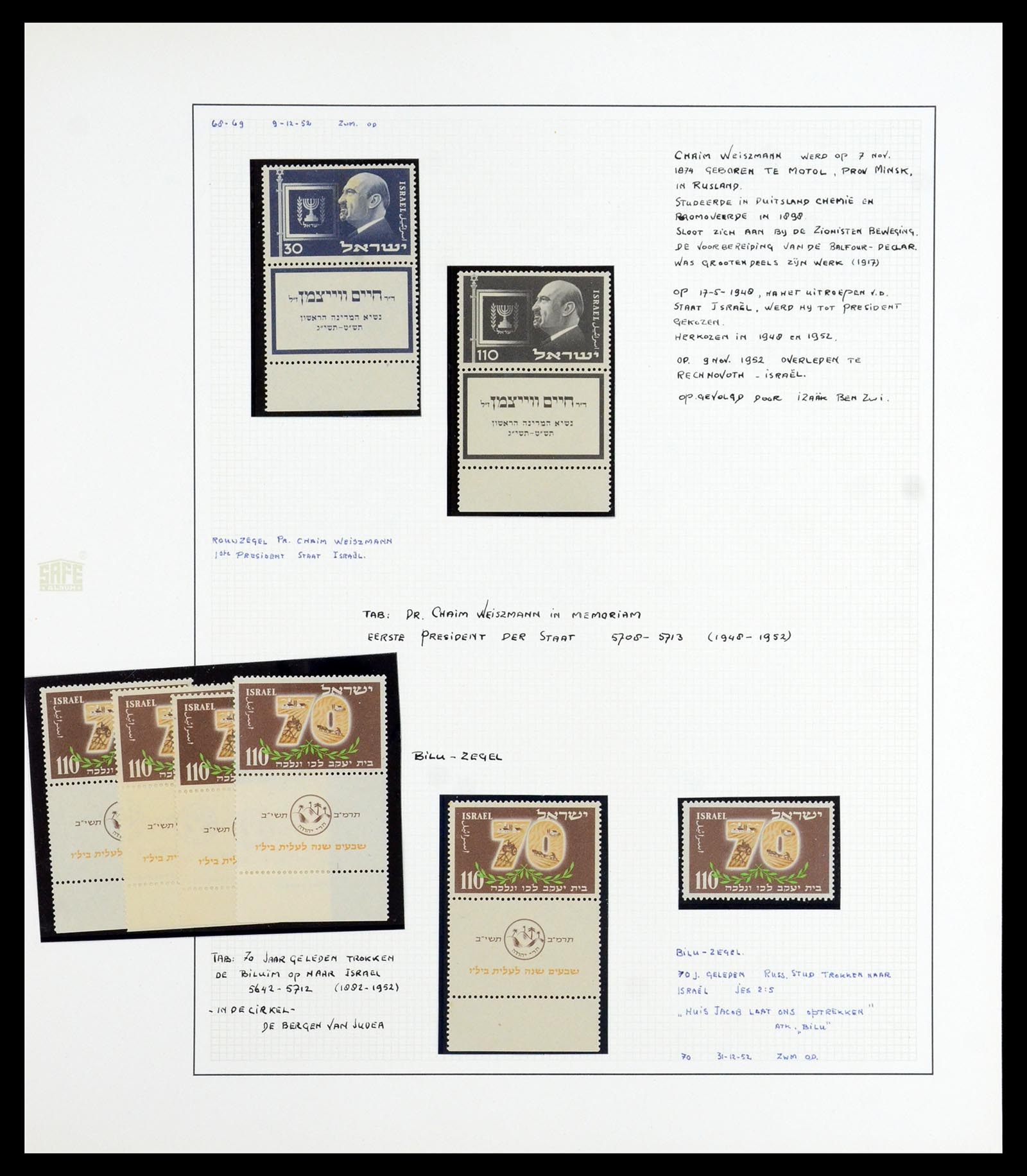 35840 022 - Postzegelverzameling 35840 Israël 1948-2011.