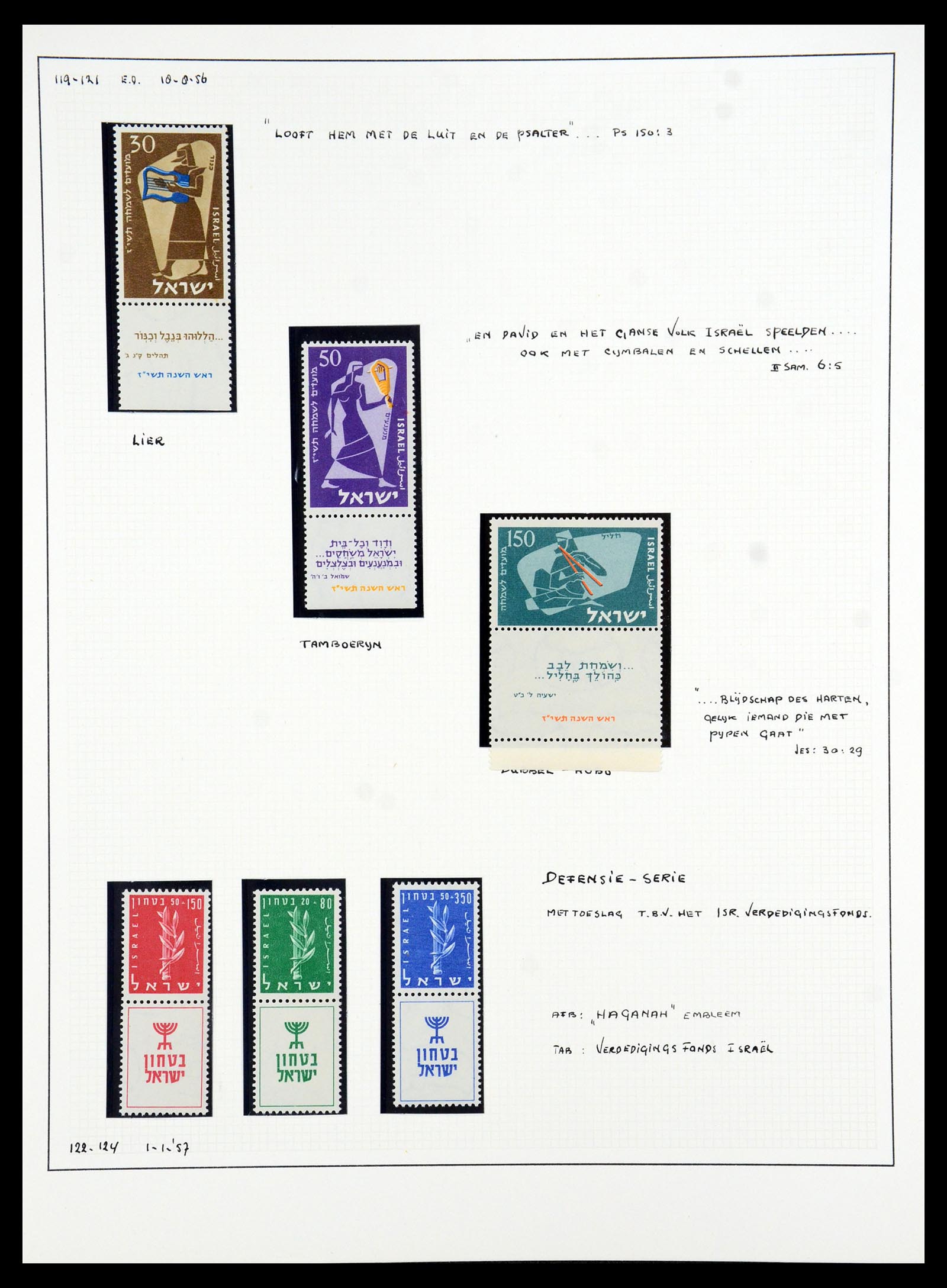 35840 036 - Postzegelverzameling 35840 Israël 1948-2011.