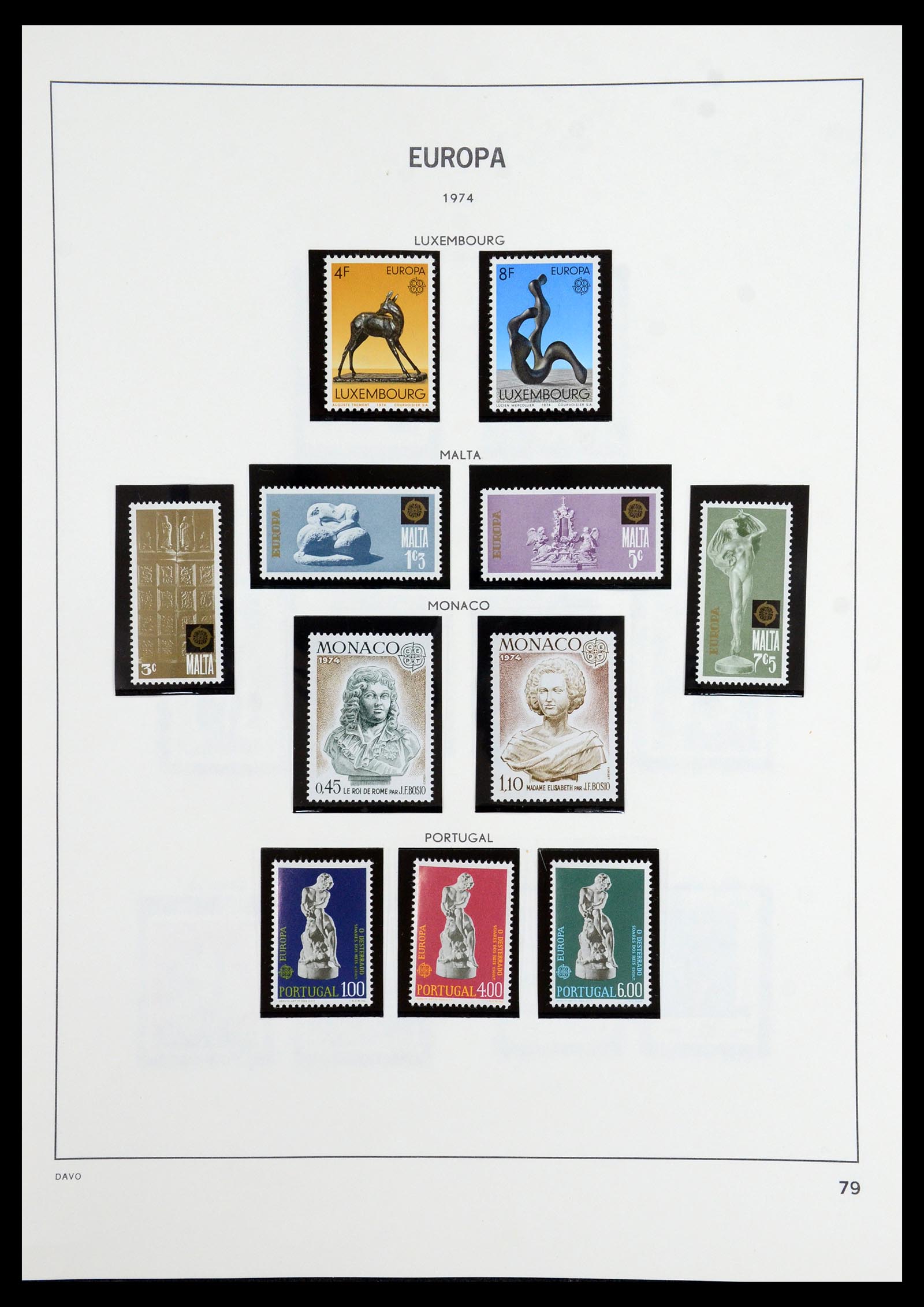 35842 024 - Postzegelverzameling 35842 Europa CEPT 1970-2005.