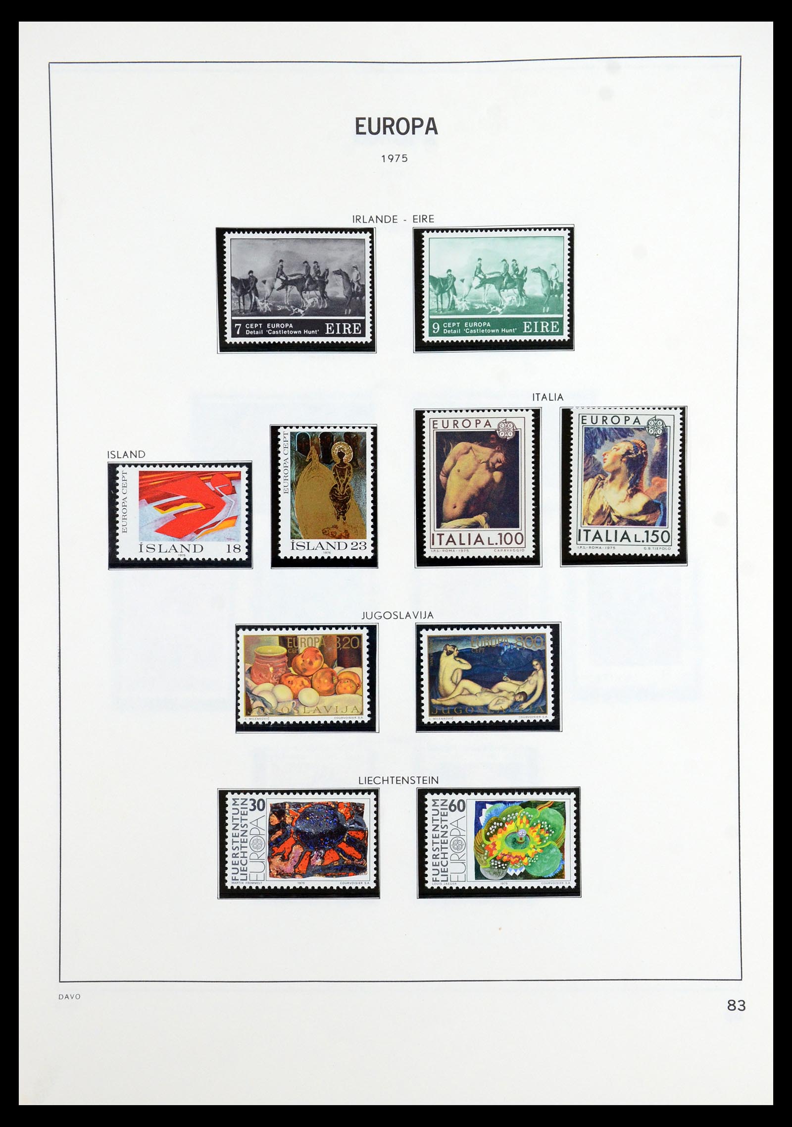 35842 028 - Postzegelverzameling 35842 Europa CEPT 1970-2005.