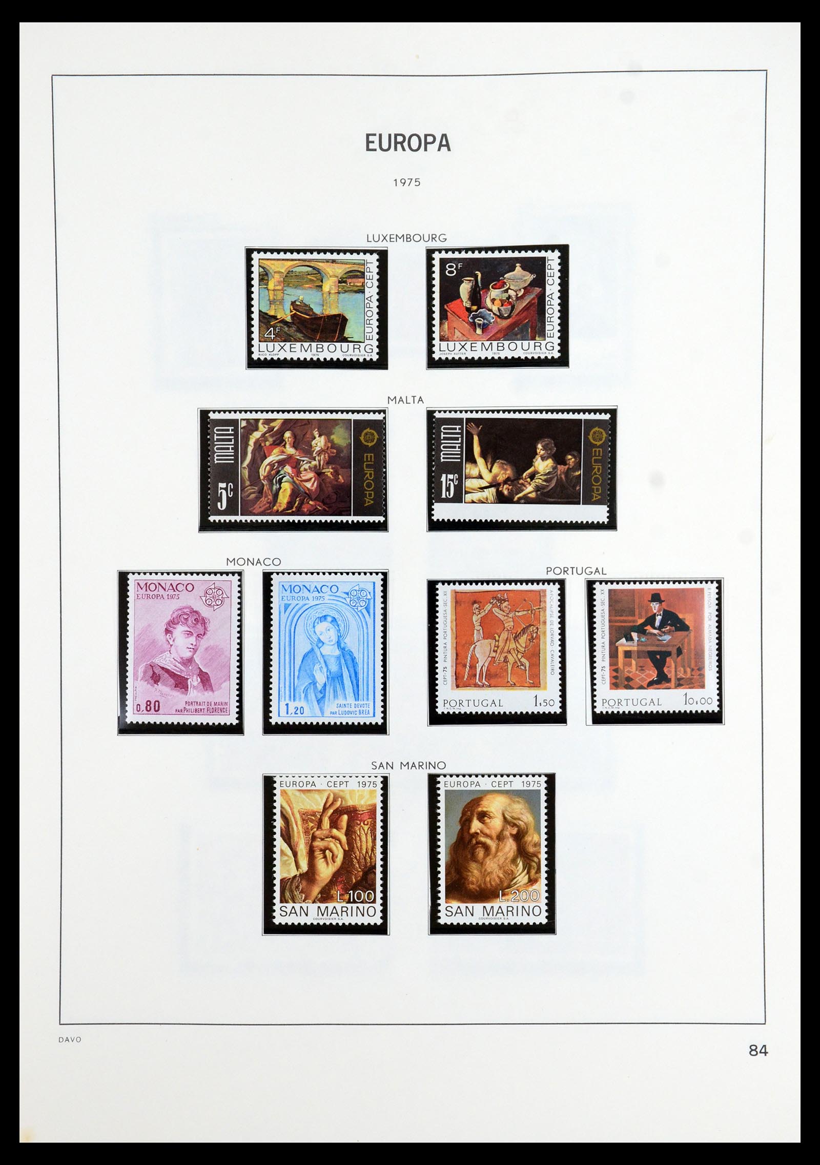35842 029 - Postzegelverzameling 35842 Europa CEPT 1970-2005.