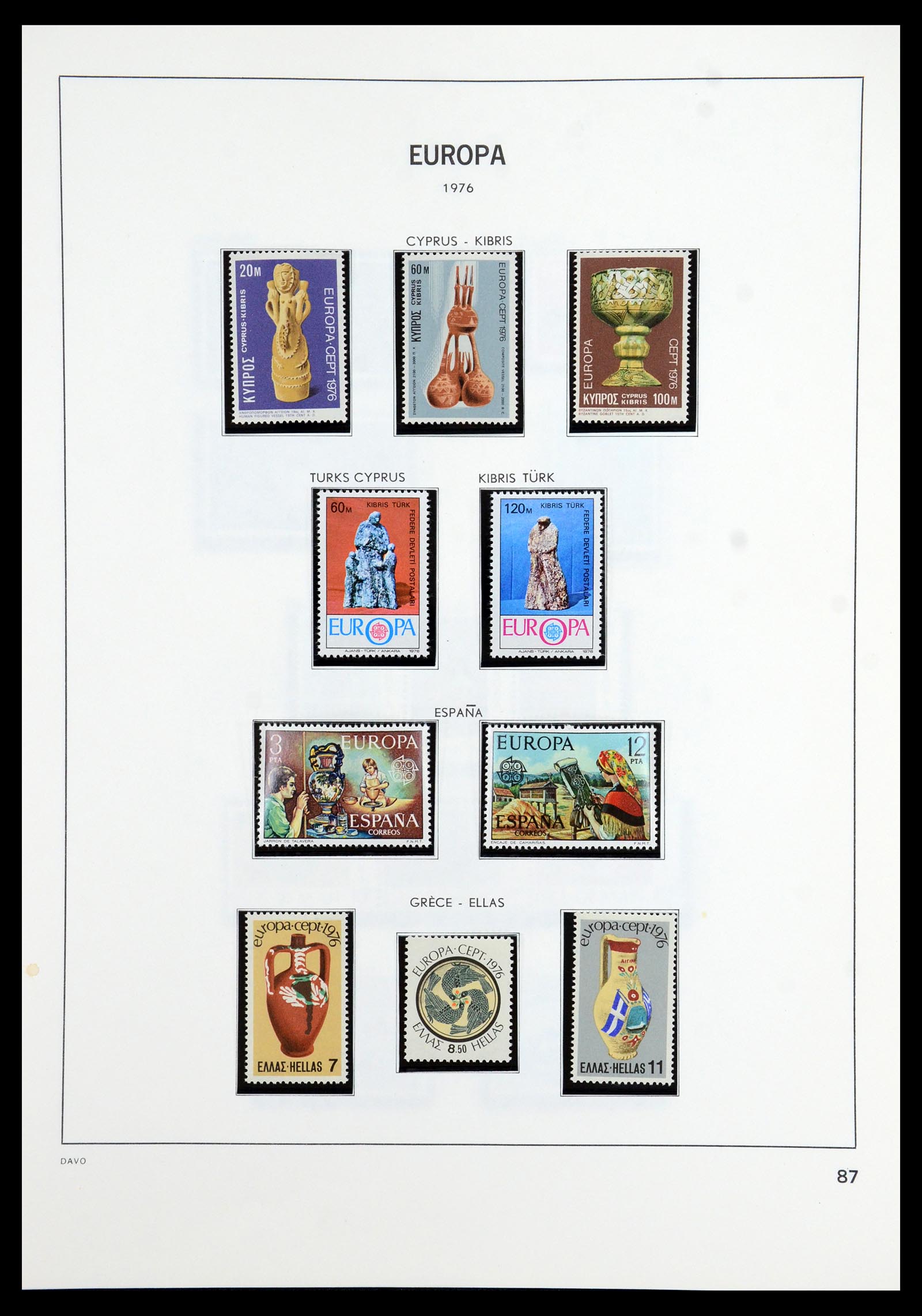 35842 032 - Postzegelverzameling 35842 Europa CEPT 1970-2005.