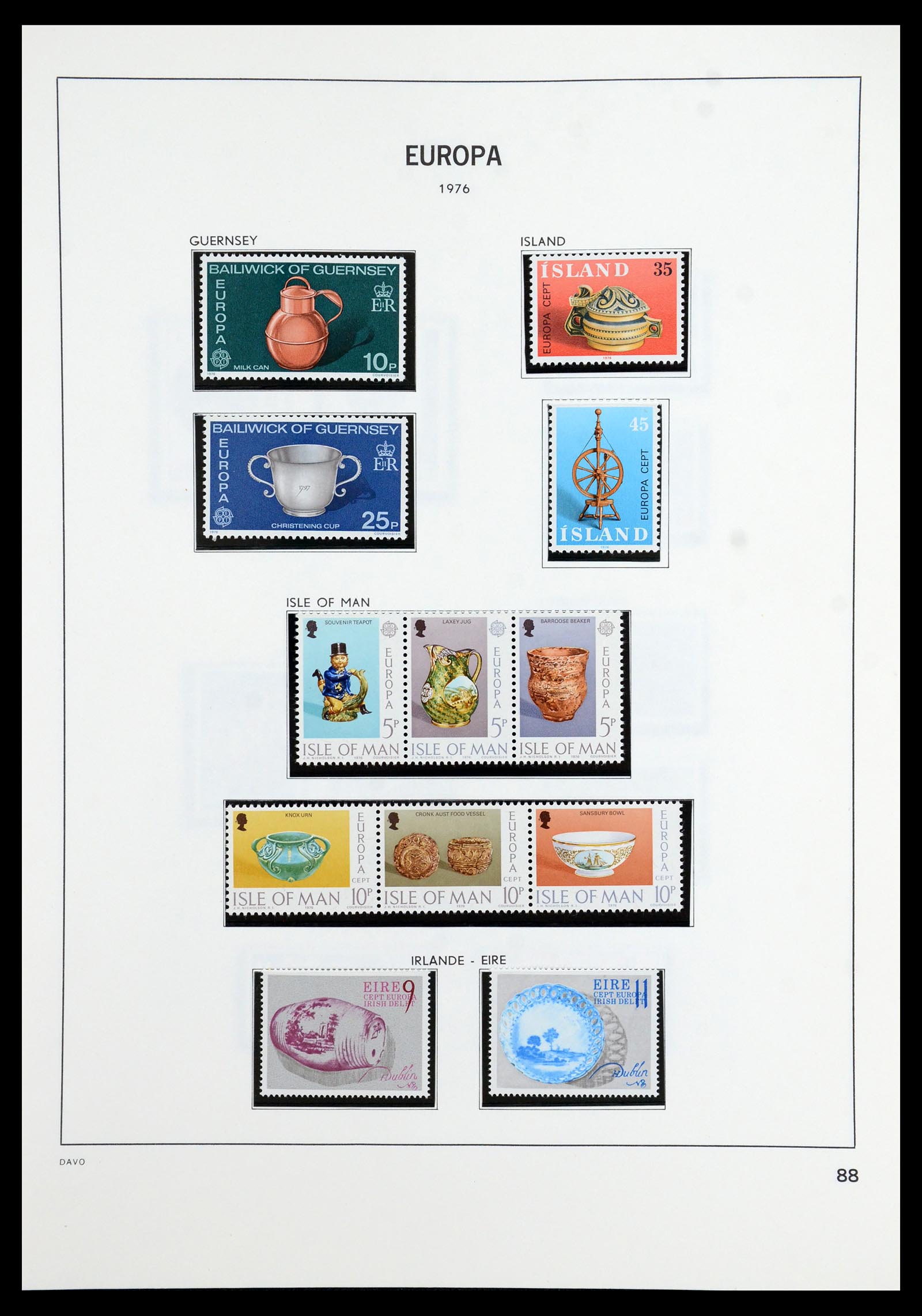 35842 033 - Postzegelverzameling 35842 Europa CEPT 1970-2005.