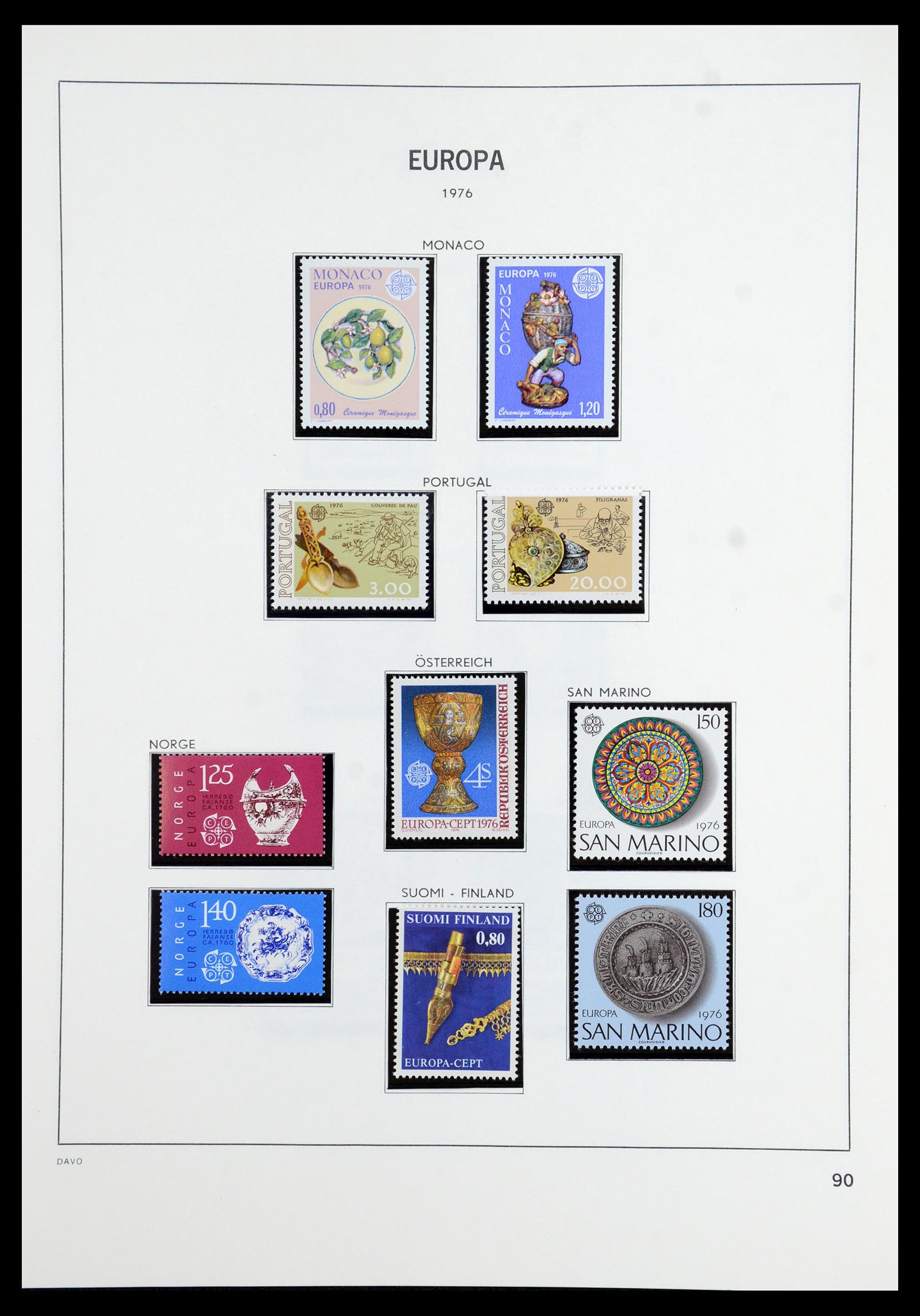 35842 035 - Postzegelverzameling 35842 Europa CEPT 1970-2005.