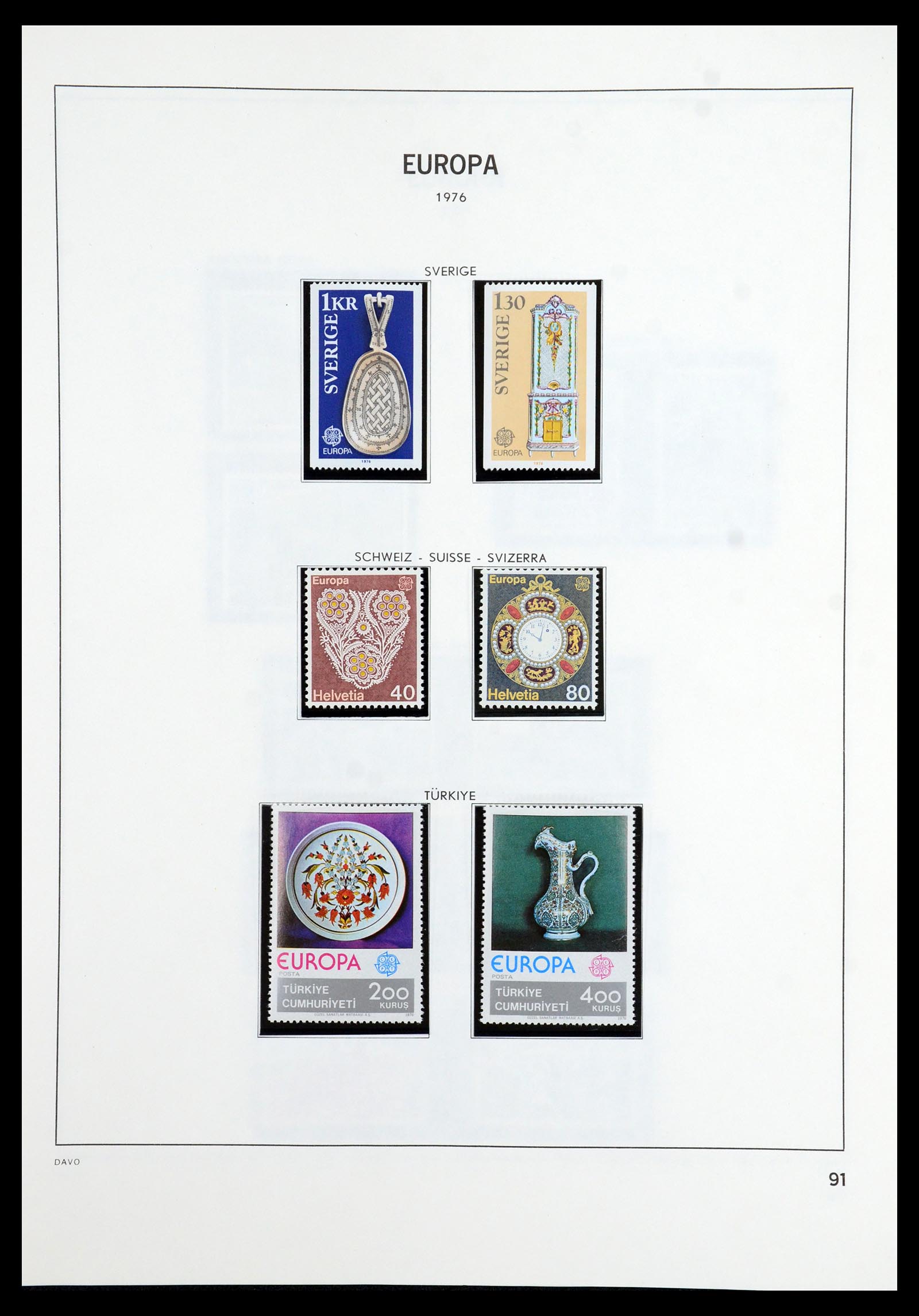 35842 036 - Postzegelverzameling 35842 Europa CEPT 1970-2005.