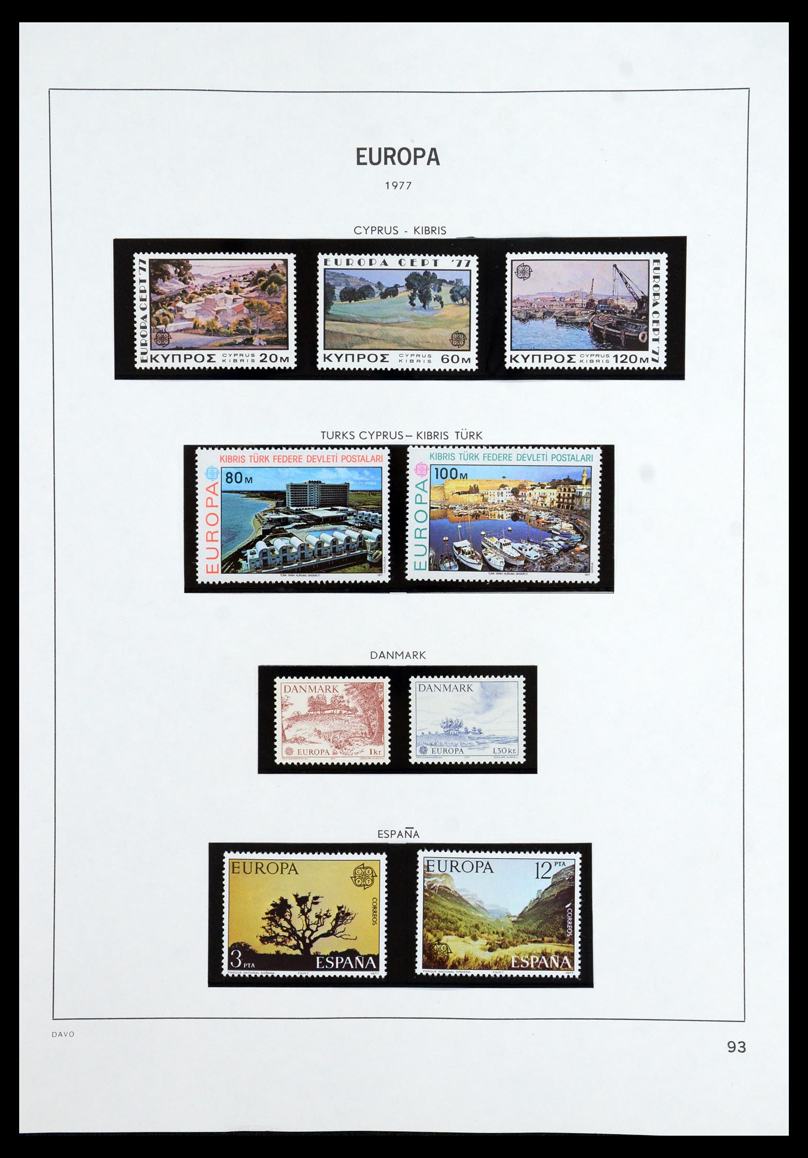 35842 038 - Postzegelverzameling 35842 Europa CEPT 1970-2005.