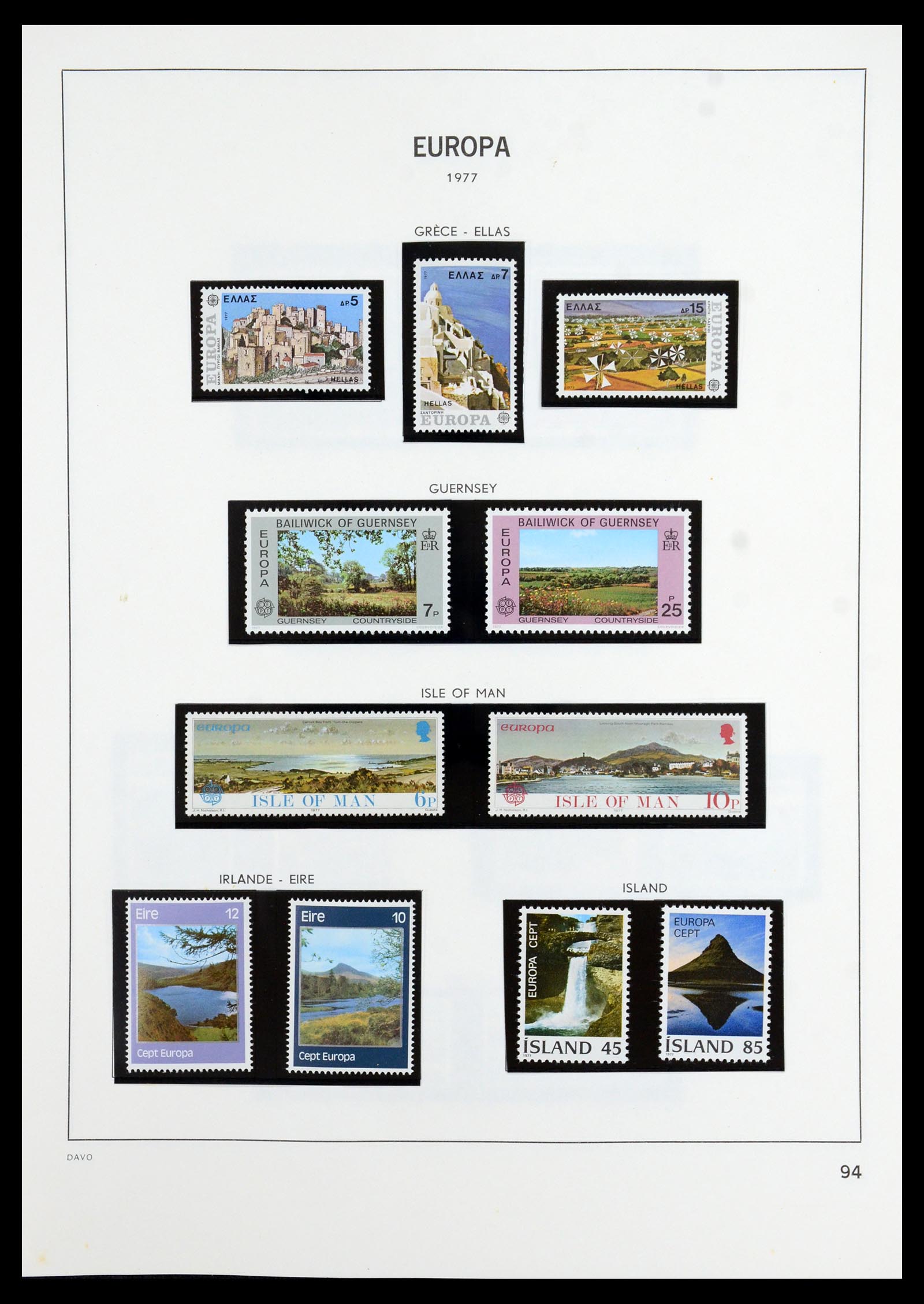 35842 039 - Postzegelverzameling 35842 Europa CEPT 1970-2005.