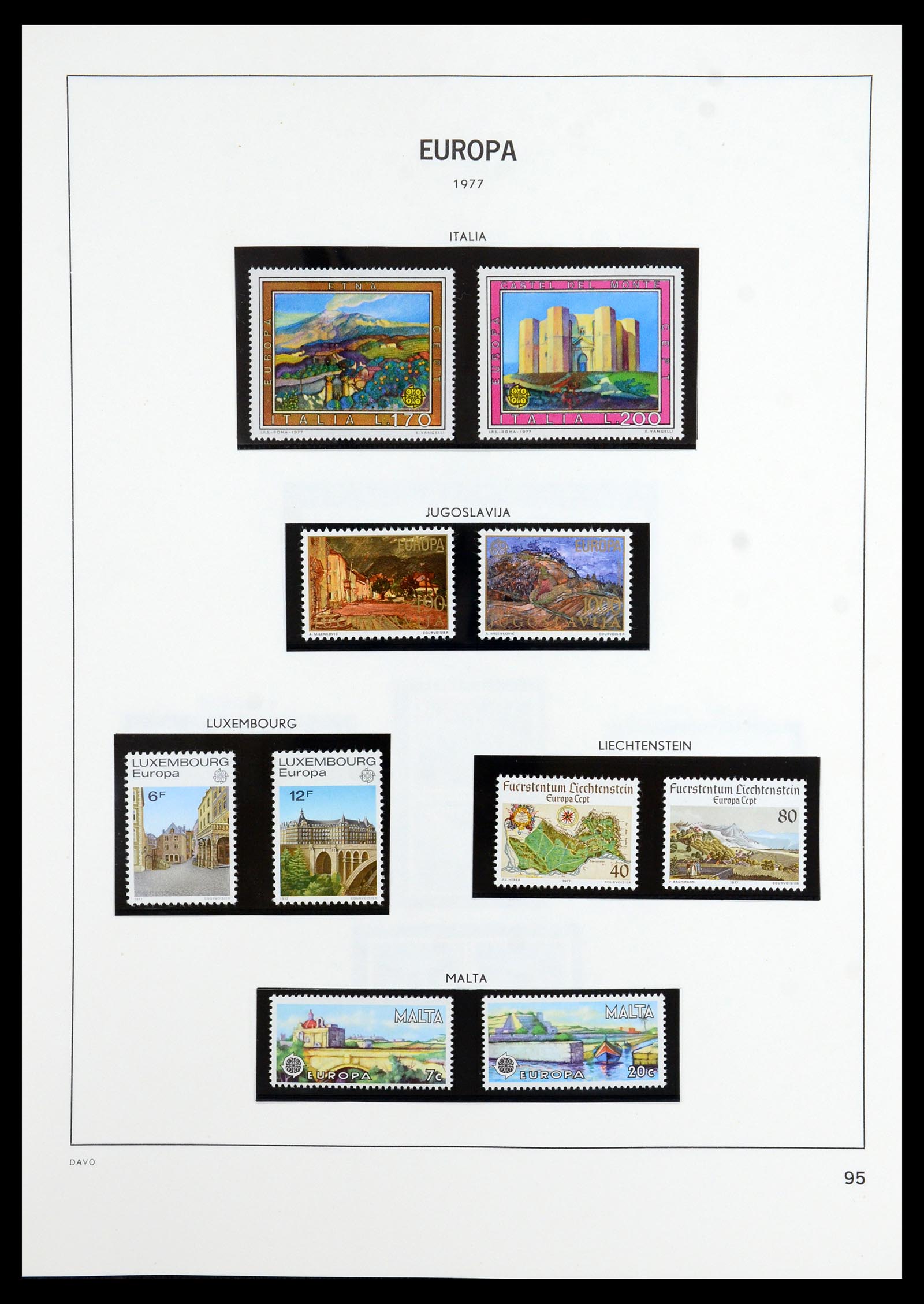 35842 040 - Postzegelverzameling 35842 Europa CEPT 1970-2005.