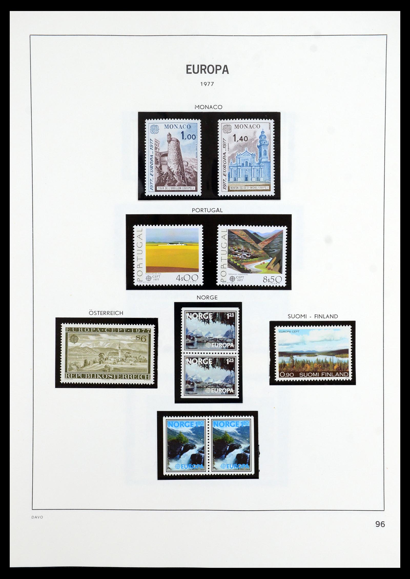35842 041 - Postzegelverzameling 35842 Europa CEPT 1970-2005.