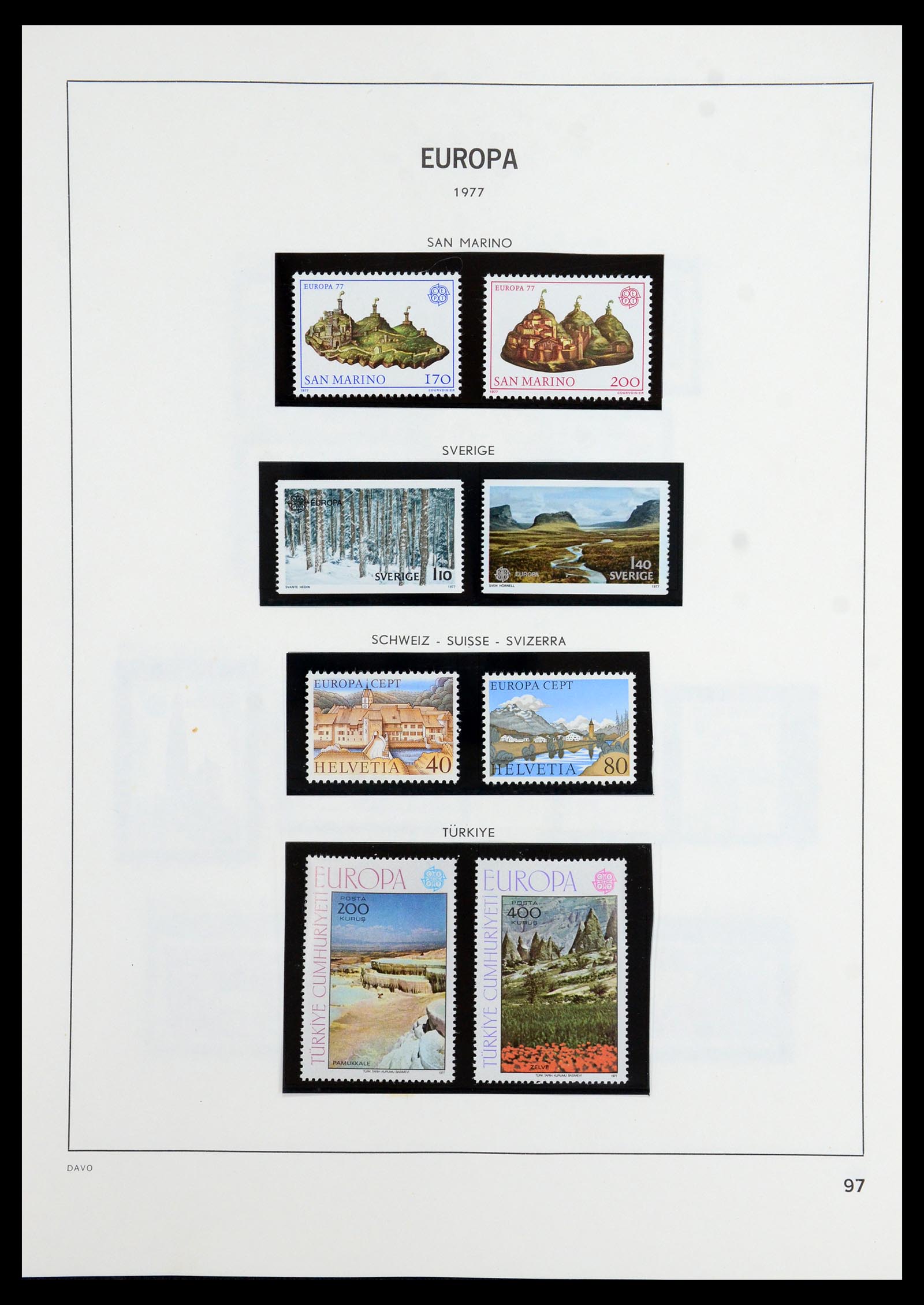 35842 042 - Postzegelverzameling 35842 Europa CEPT 1970-2005.