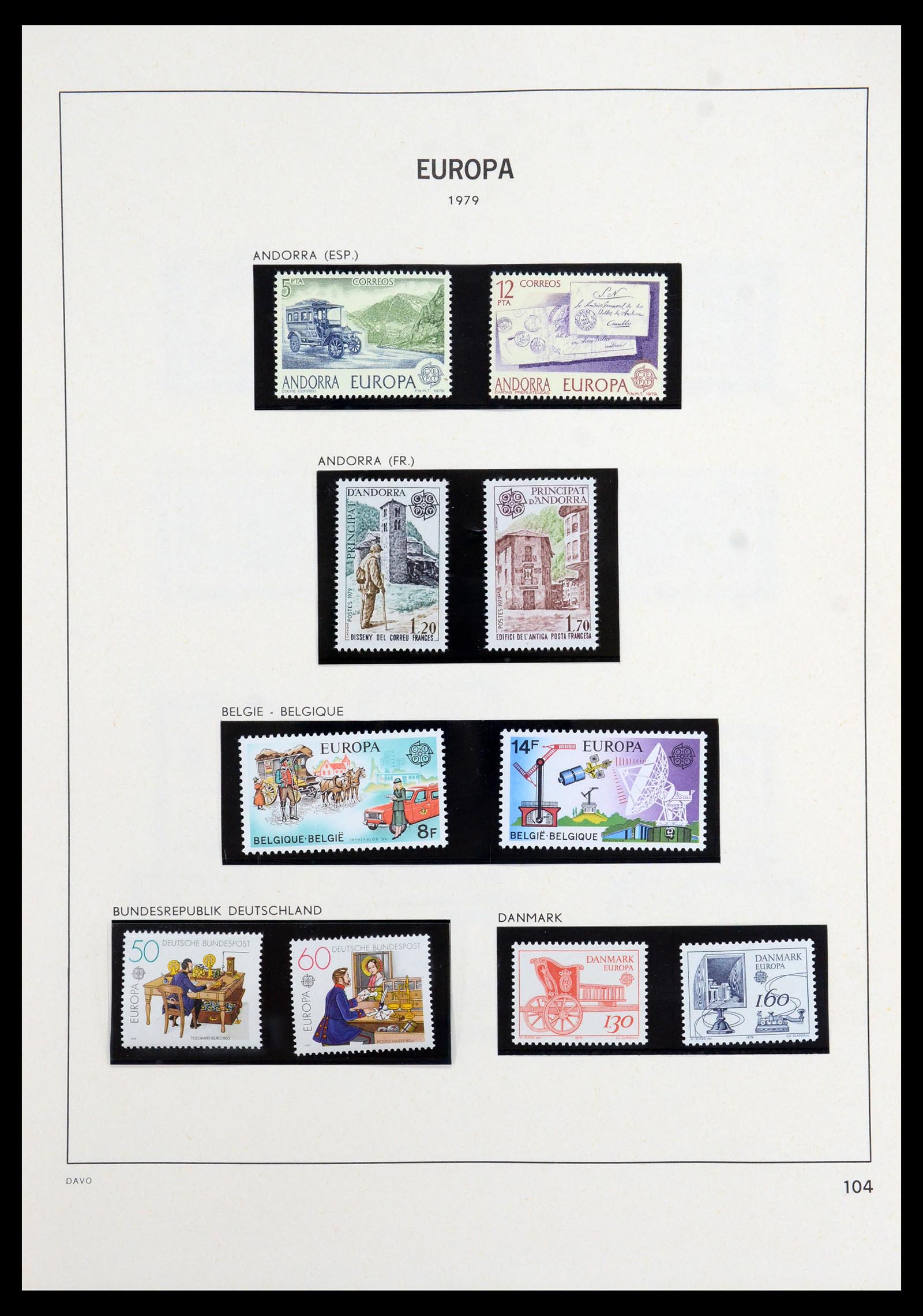 35842 049 - Postzegelverzameling 35842 Europa CEPT 1970-2005.