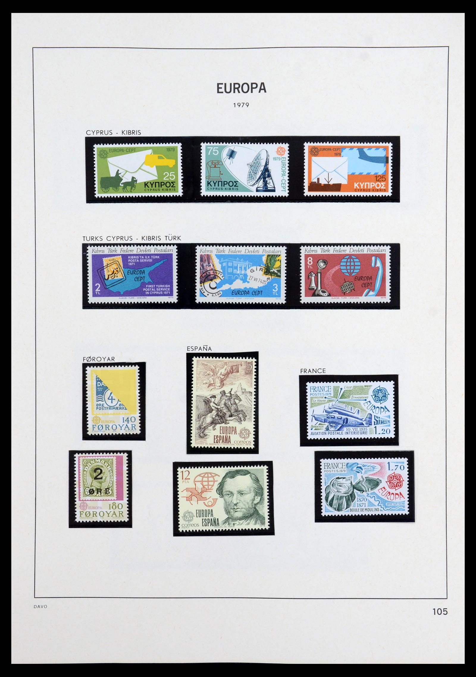 35842 050 - Postzegelverzameling 35842 Europa CEPT 1970-2005.
