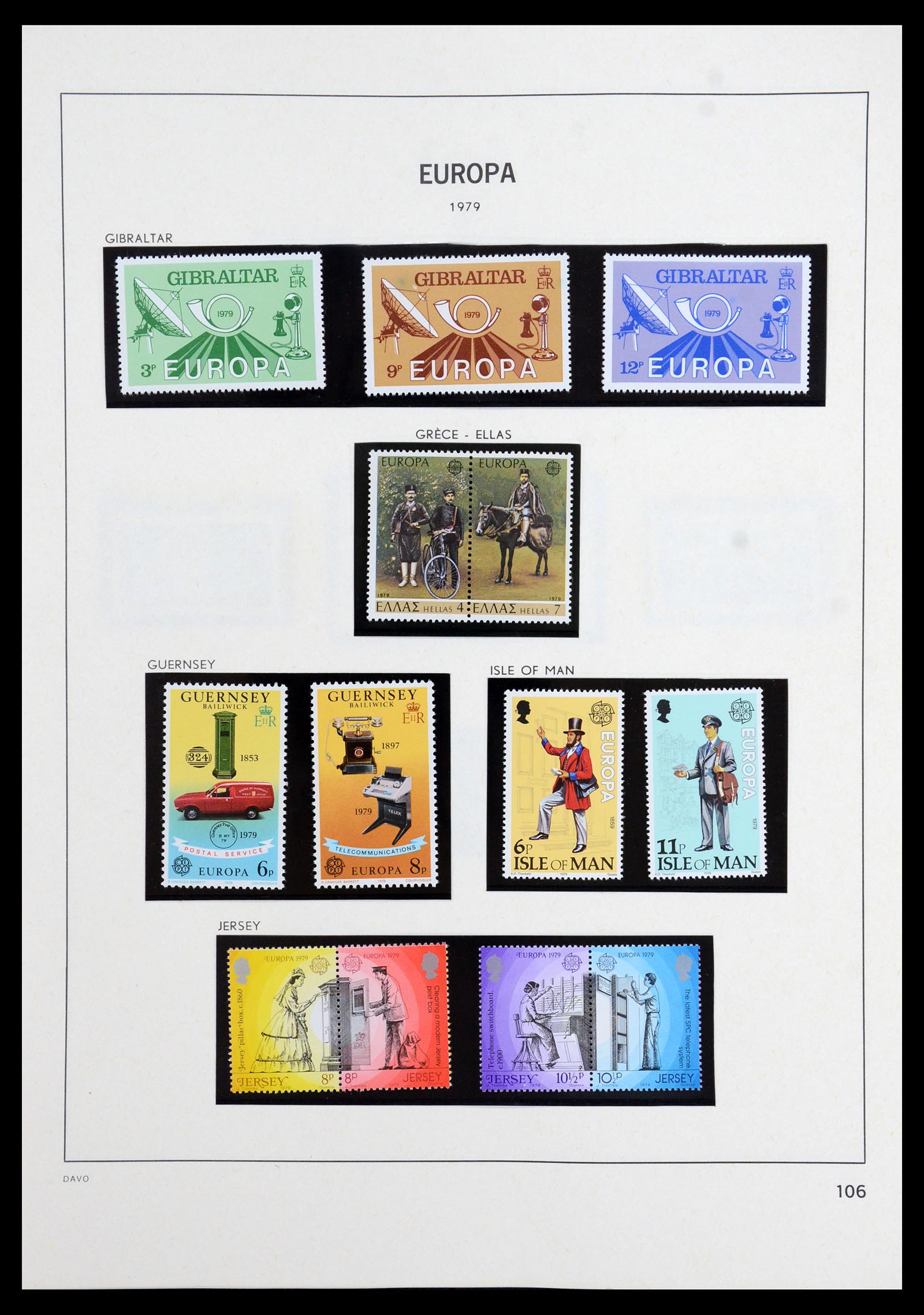 35842 051 - Postzegelverzameling 35842 Europa CEPT 1970-2005.