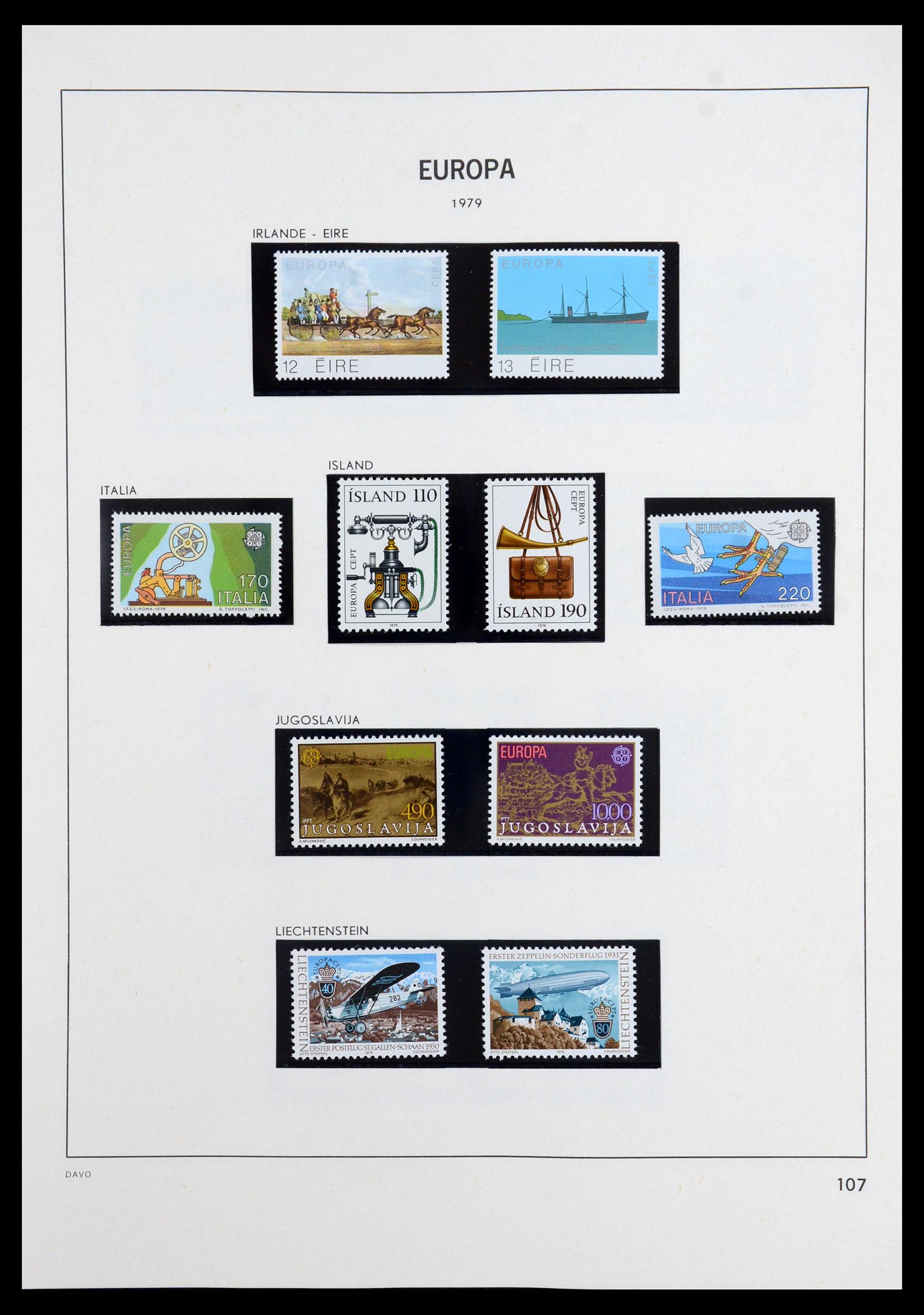 35842 052 - Postzegelverzameling 35842 Europa CEPT 1970-2005.