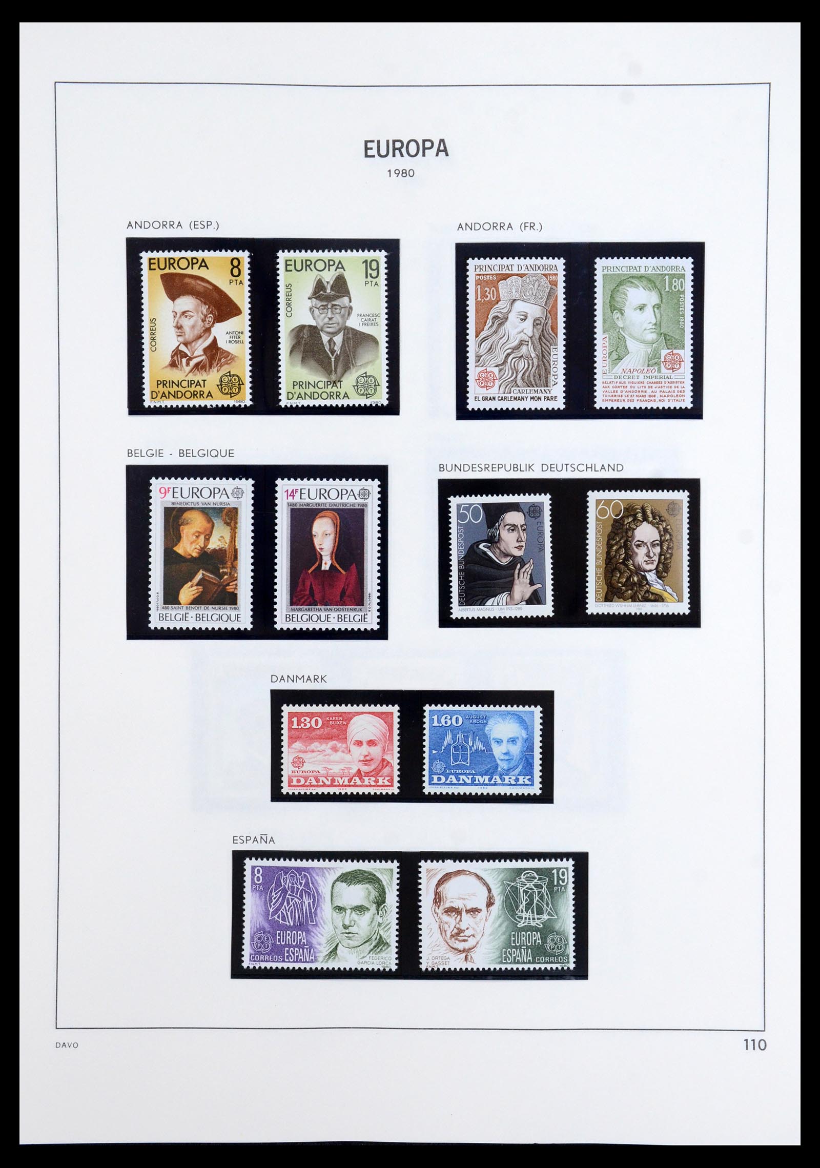 35842 055 - Postzegelverzameling 35842 Europa CEPT 1970-2005.