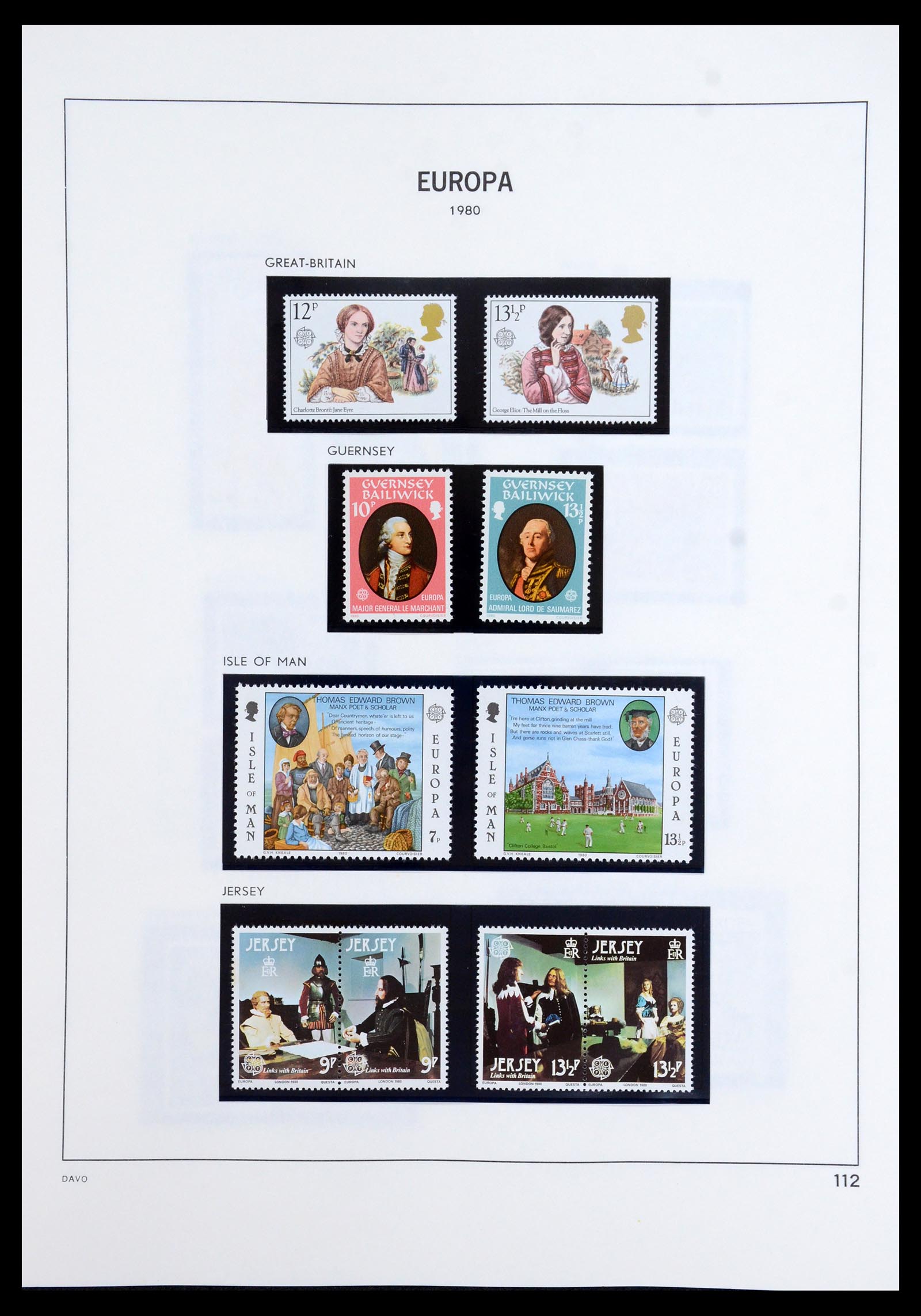 35842 057 - Postzegelverzameling 35842 Europa CEPT 1970-2005.