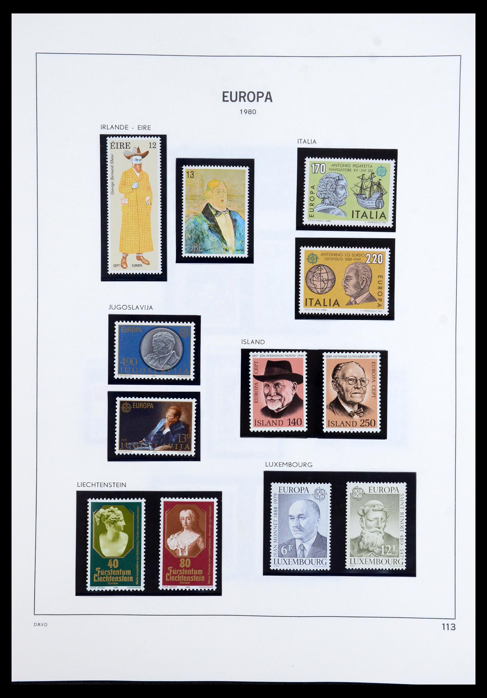35842 058 - Postzegelverzameling 35842 Europa CEPT 1970-2005.
