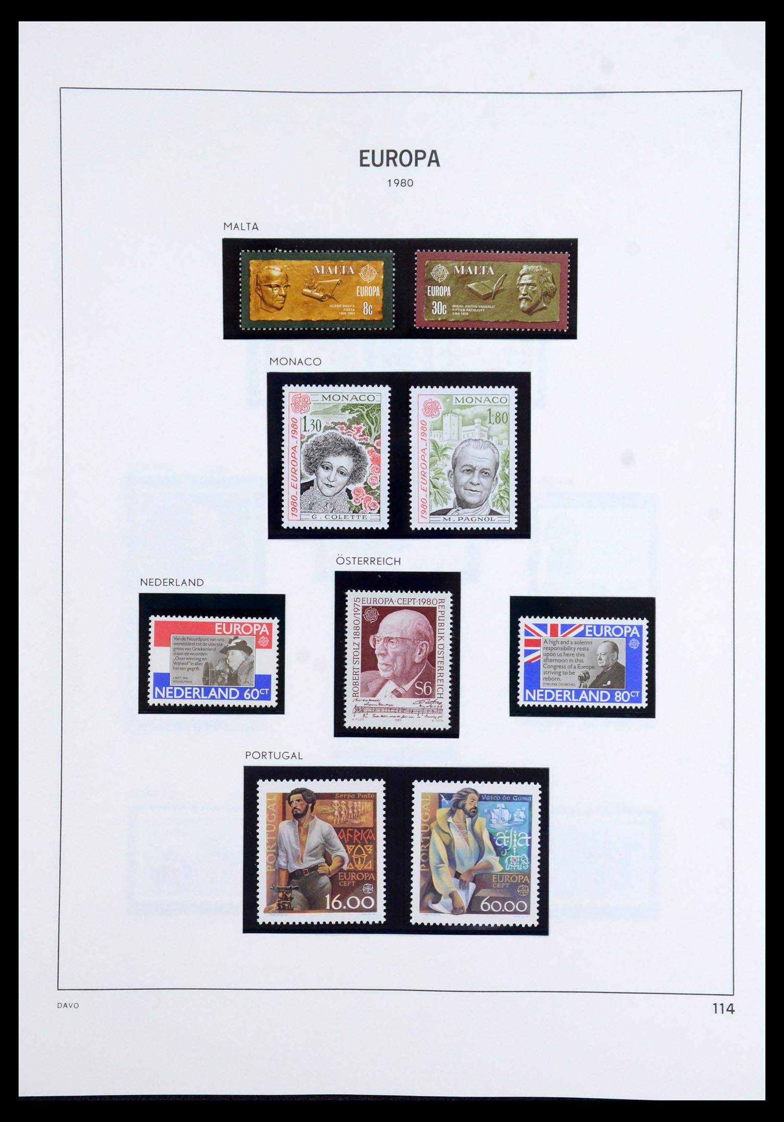 35842 059 - Postzegelverzameling 35842 Europa CEPT 1970-2005.