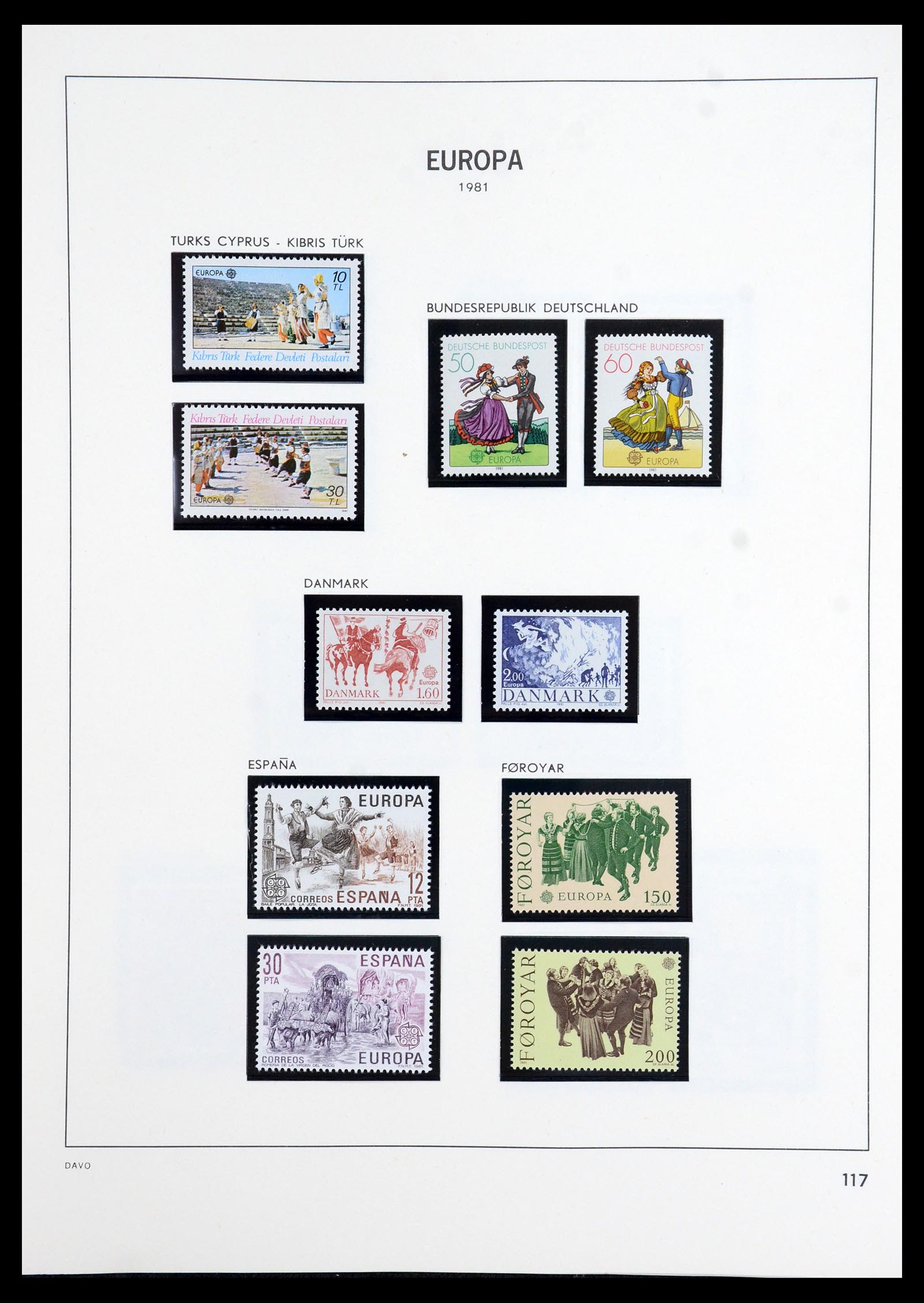 35842 062 - Postzegelverzameling 35842 Europa CEPT 1970-2005.
