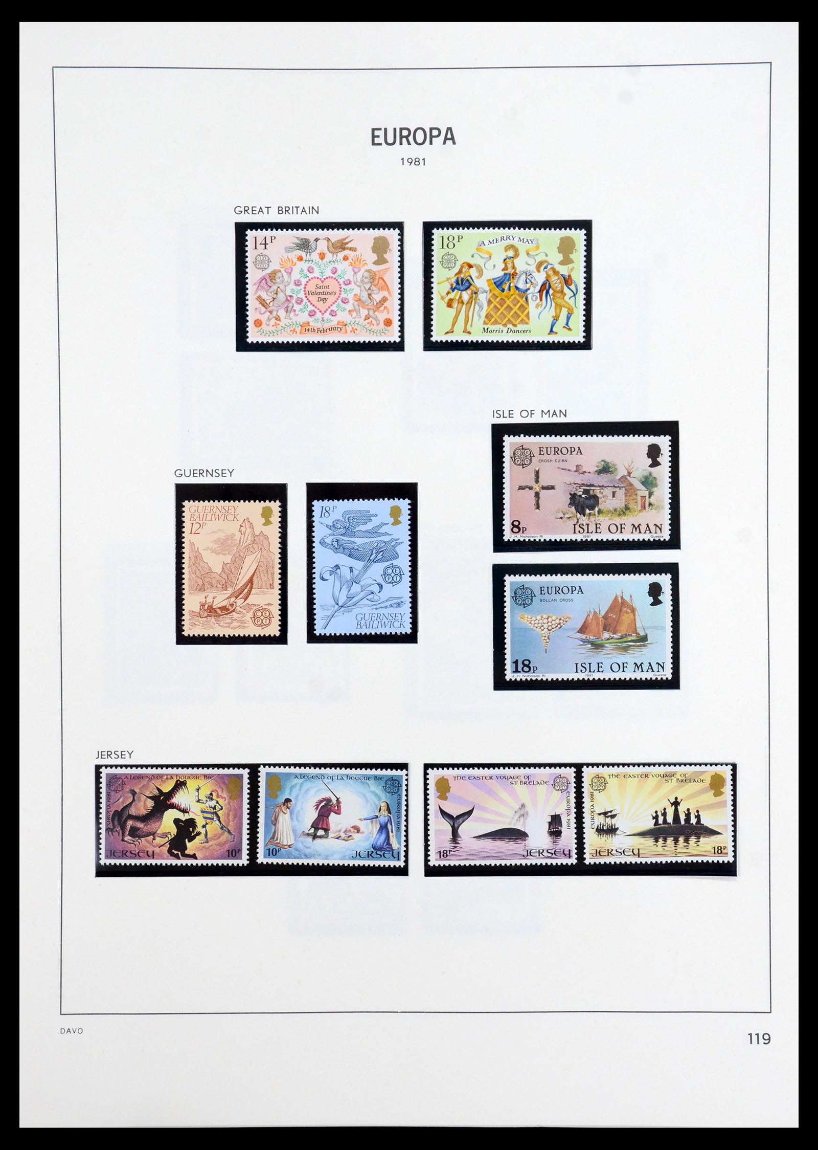 35842 064 - Postzegelverzameling 35842 Europa CEPT 1970-2005.