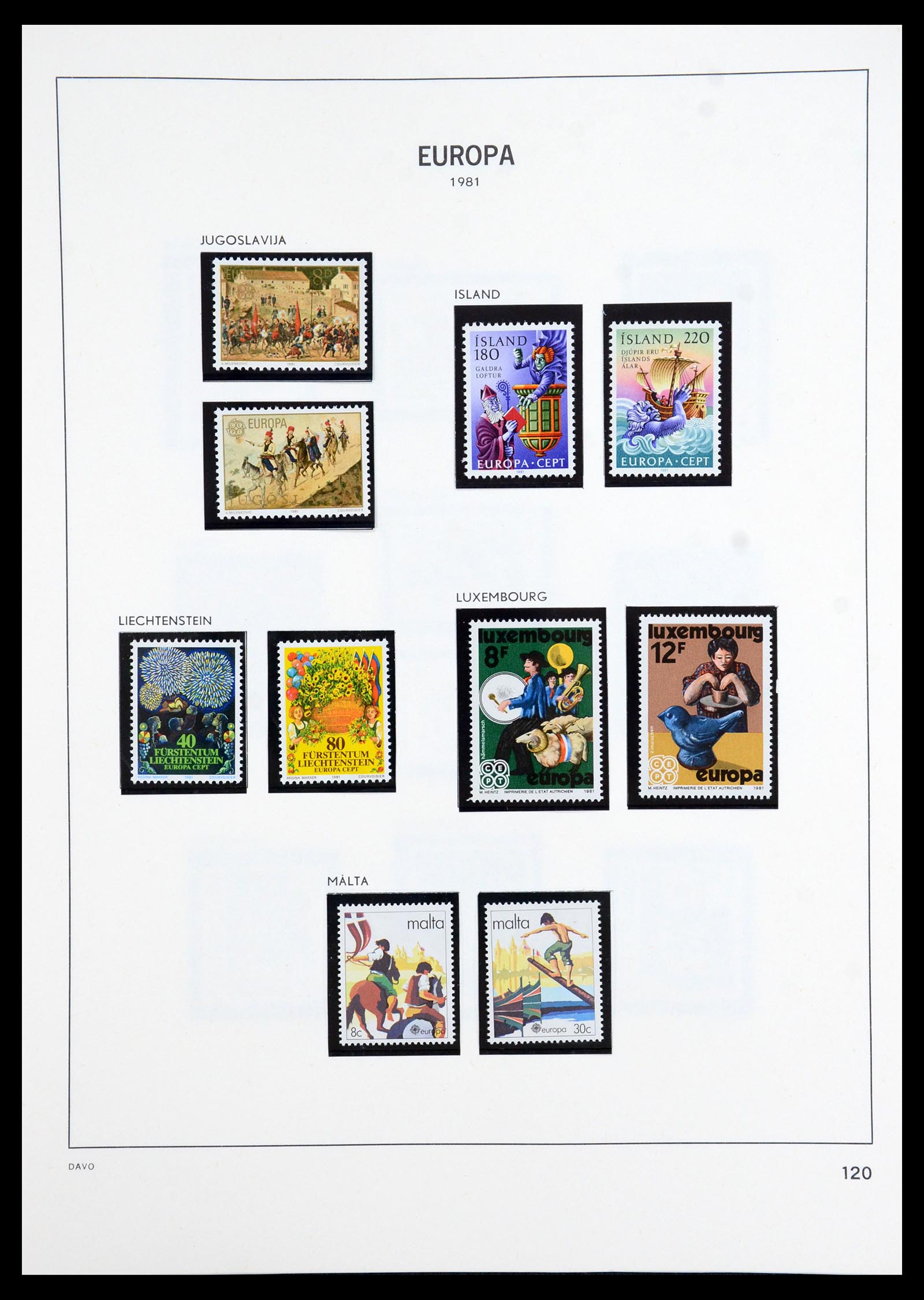 35842 065 - Postzegelverzameling 35842 Europa CEPT 1970-2005.