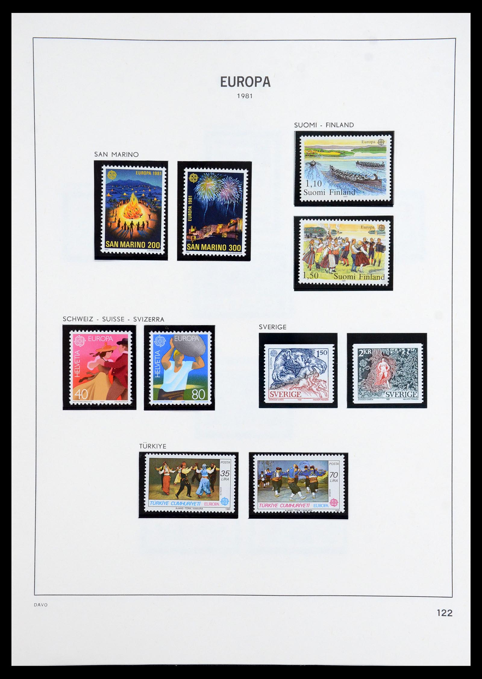 35842 067 - Postzegelverzameling 35842 Europa CEPT 1970-2005.
