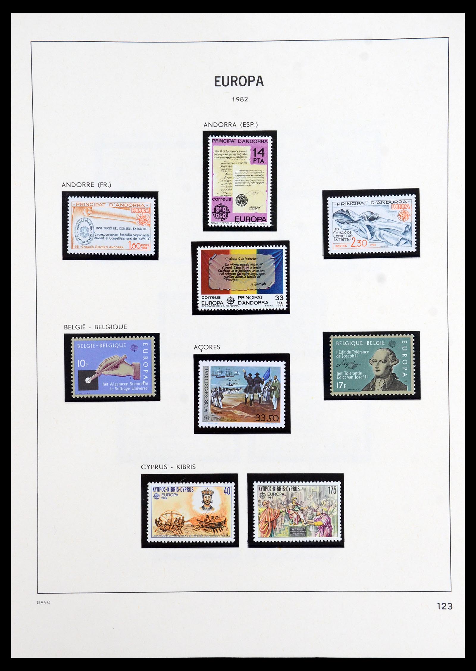 35842 068 - Postzegelverzameling 35842 Europa CEPT 1970-2005.