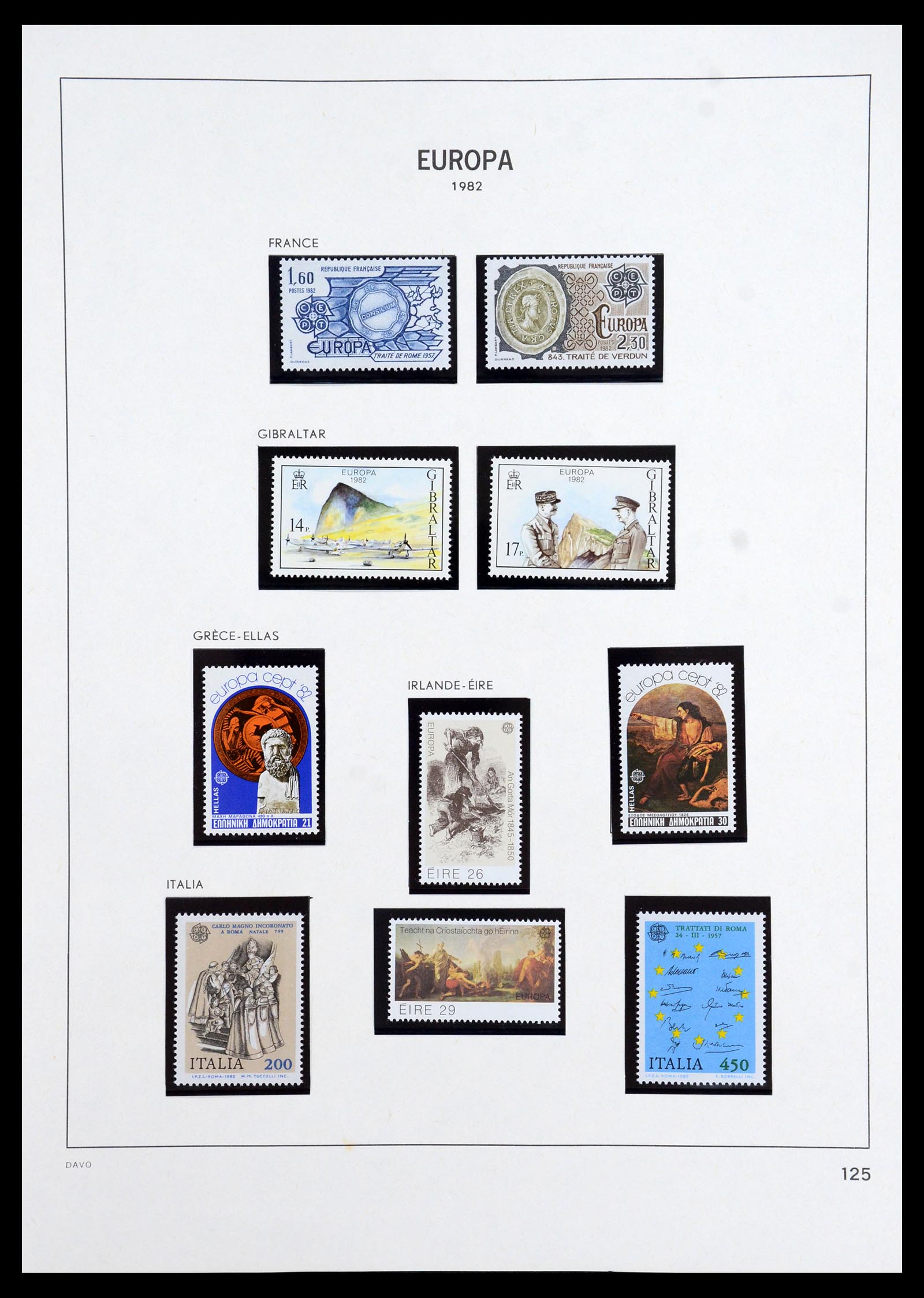 35842 070 - Postzegelverzameling 35842 Europa CEPT 1970-2005.