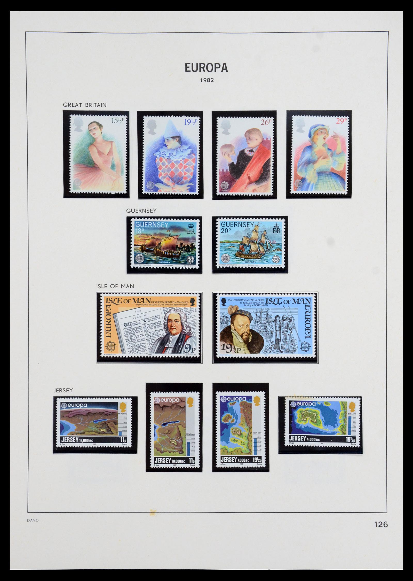 35842 071 - Postzegelverzameling 35842 Europa CEPT 1970-2005.