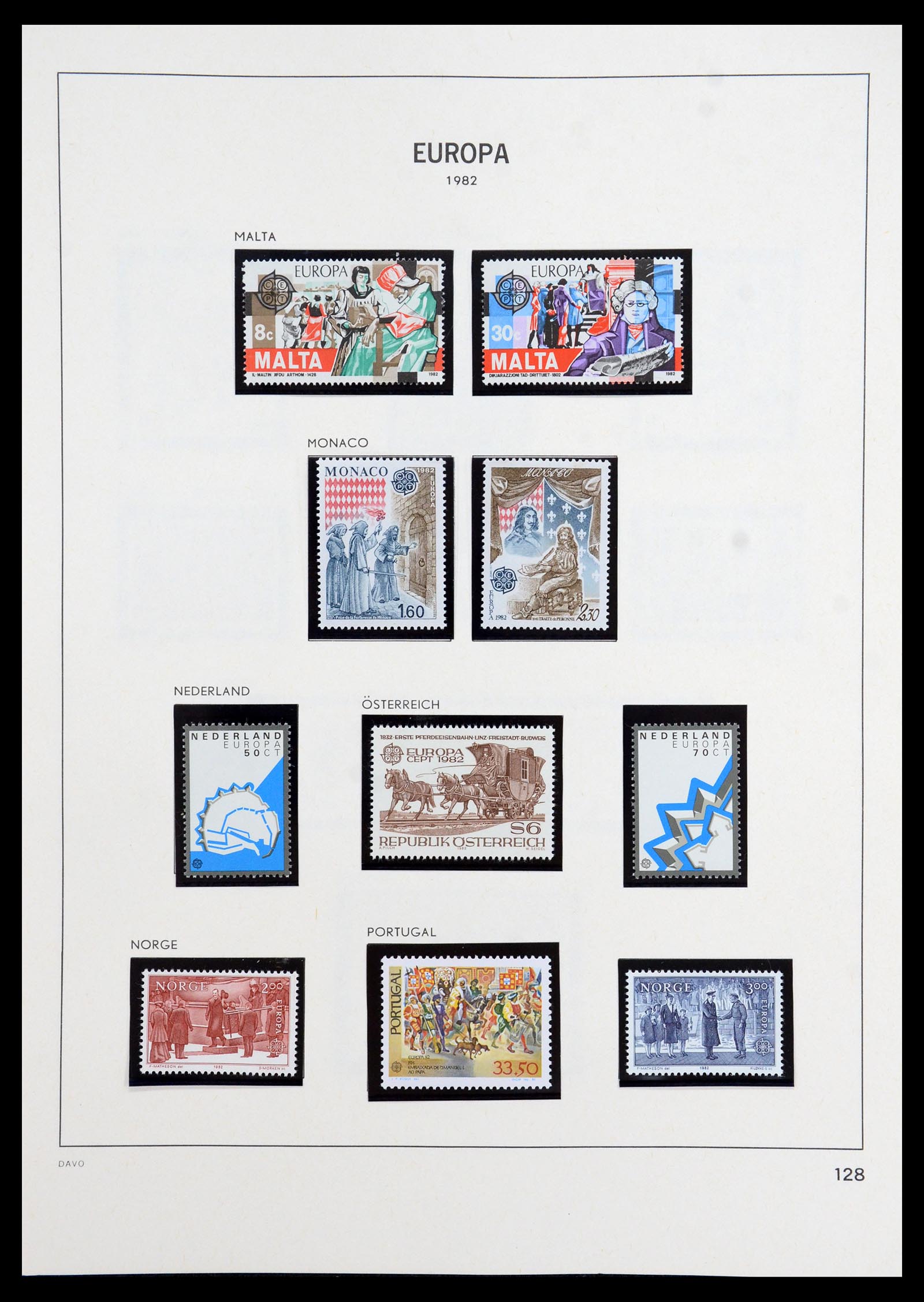 35842 073 - Postzegelverzameling 35842 Europa CEPT 1970-2005.