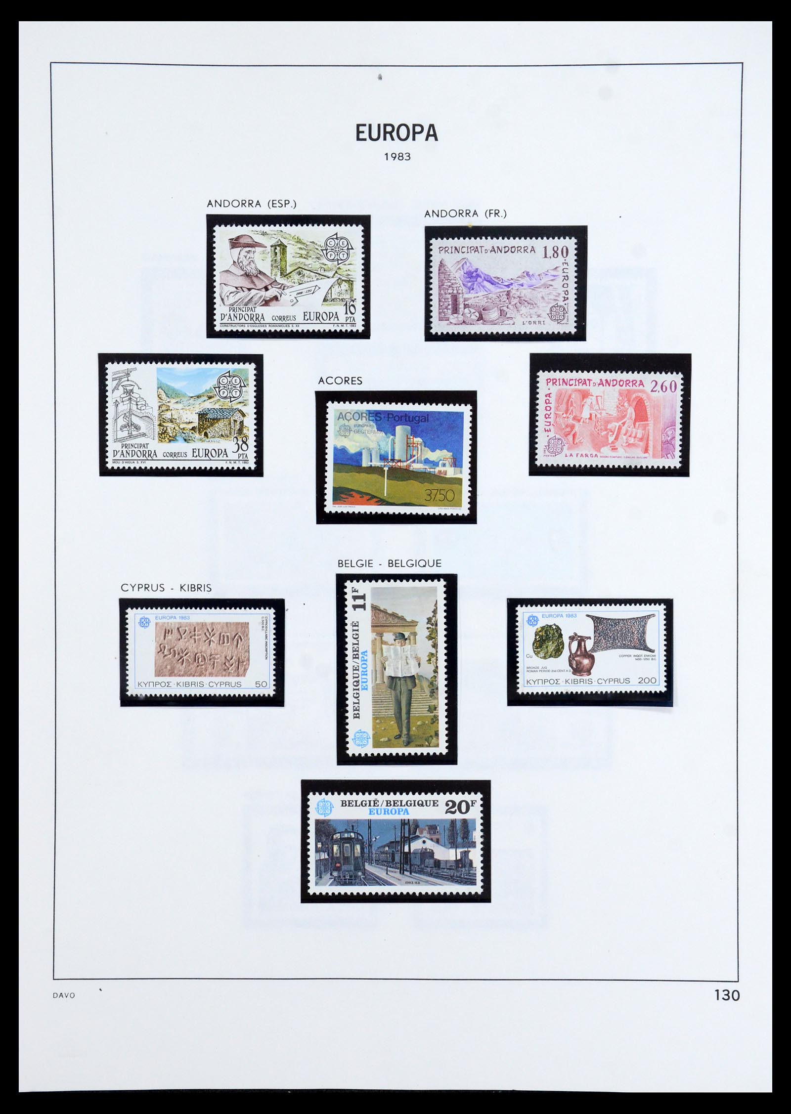 35842 075 - Postzegelverzameling 35842 Europa CEPT 1970-2005.
