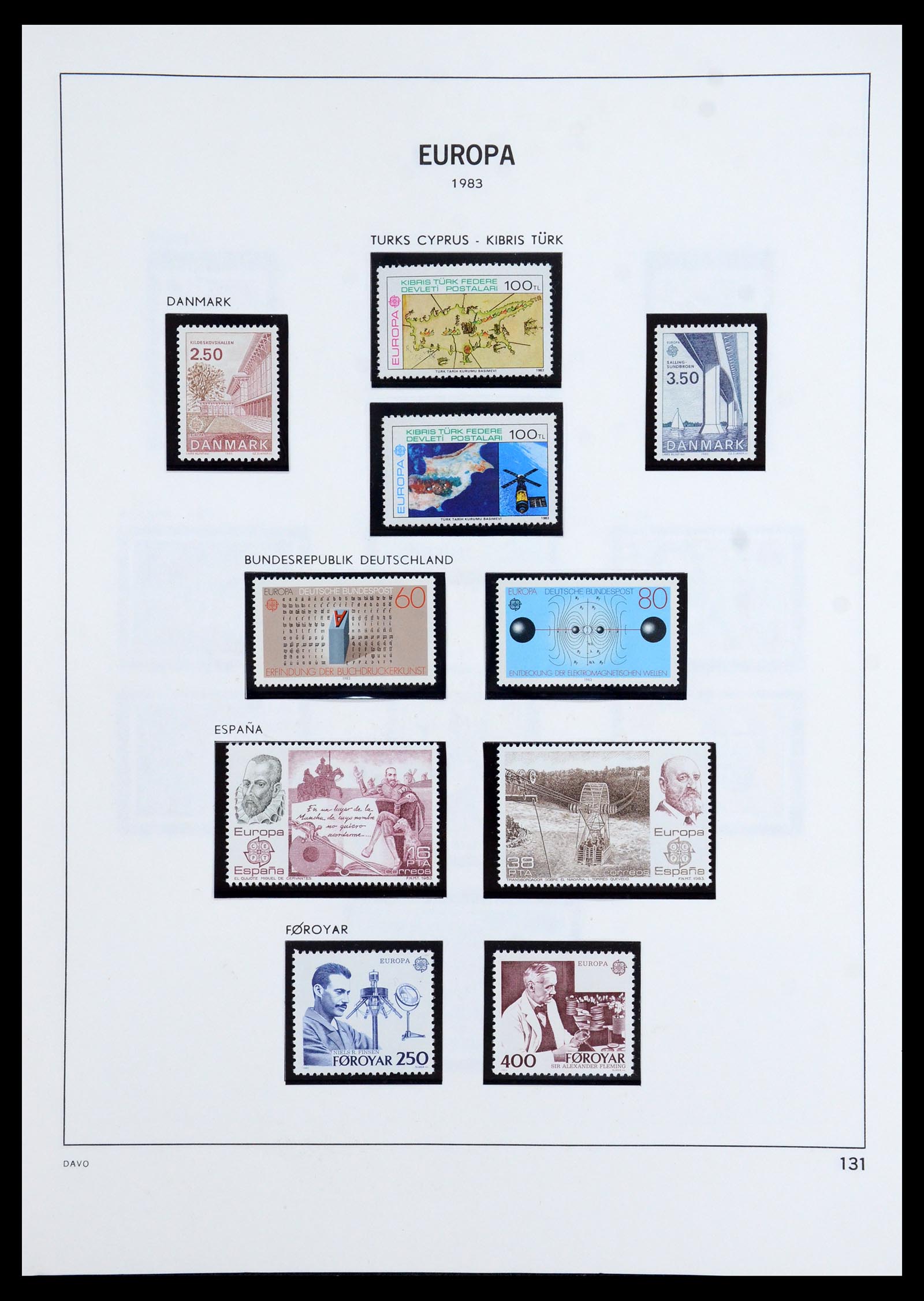 35842 076 - Postzegelverzameling 35842 Europa CEPT 1970-2005.