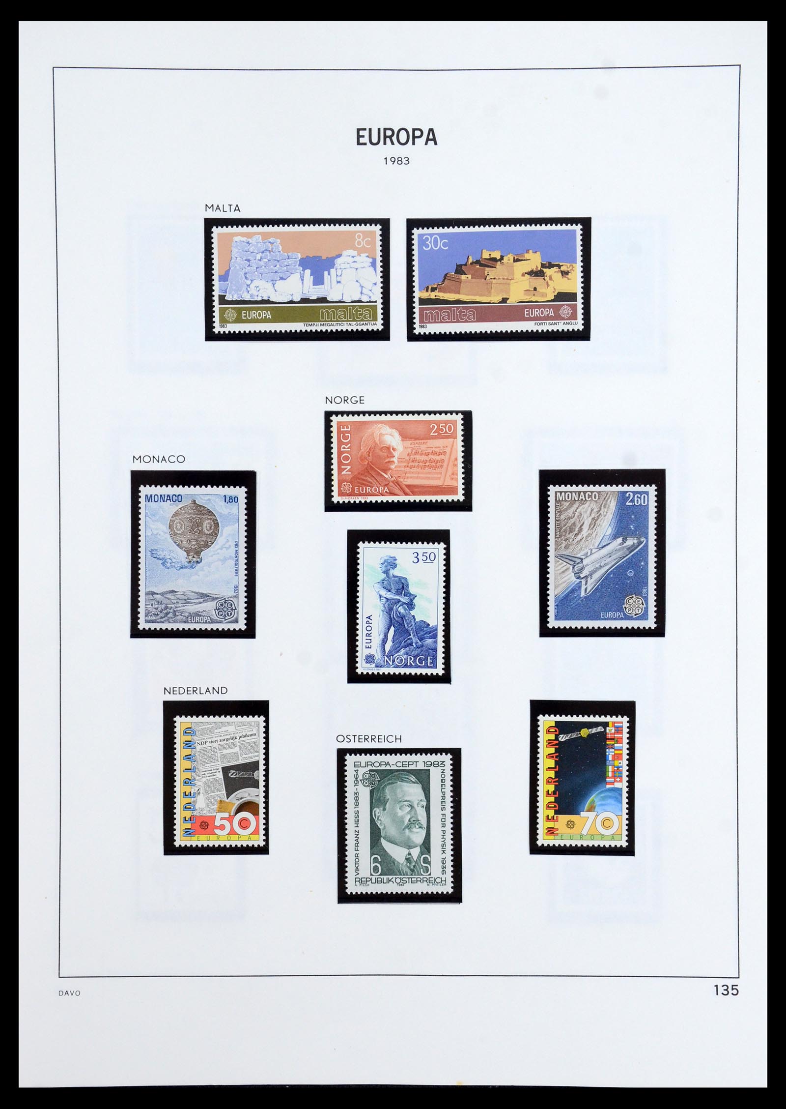 35842 080 - Postzegelverzameling 35842 Europa CEPT 1970-2005.