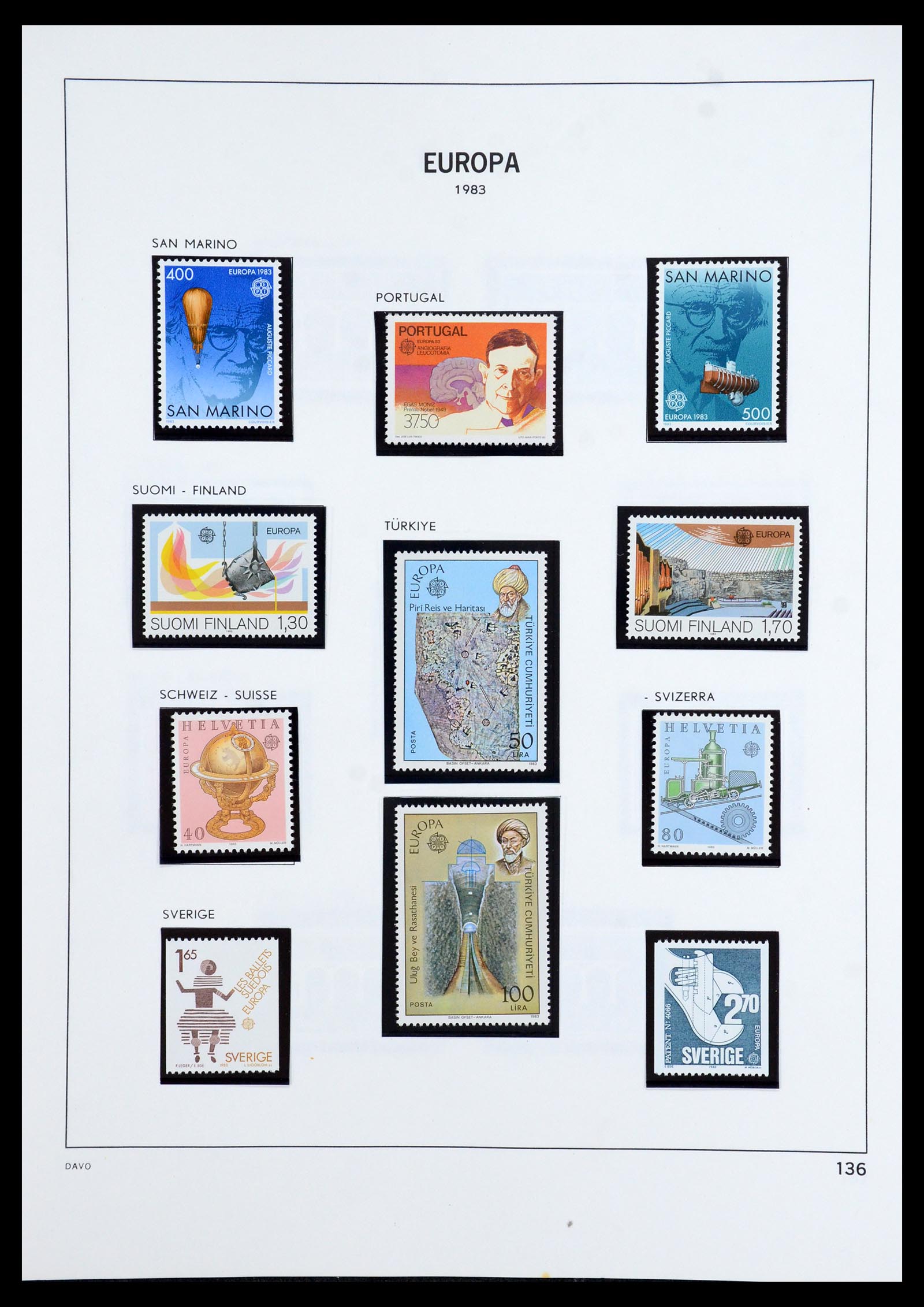 35842 081 - Postzegelverzameling 35842 Europa CEPT 1970-2005.