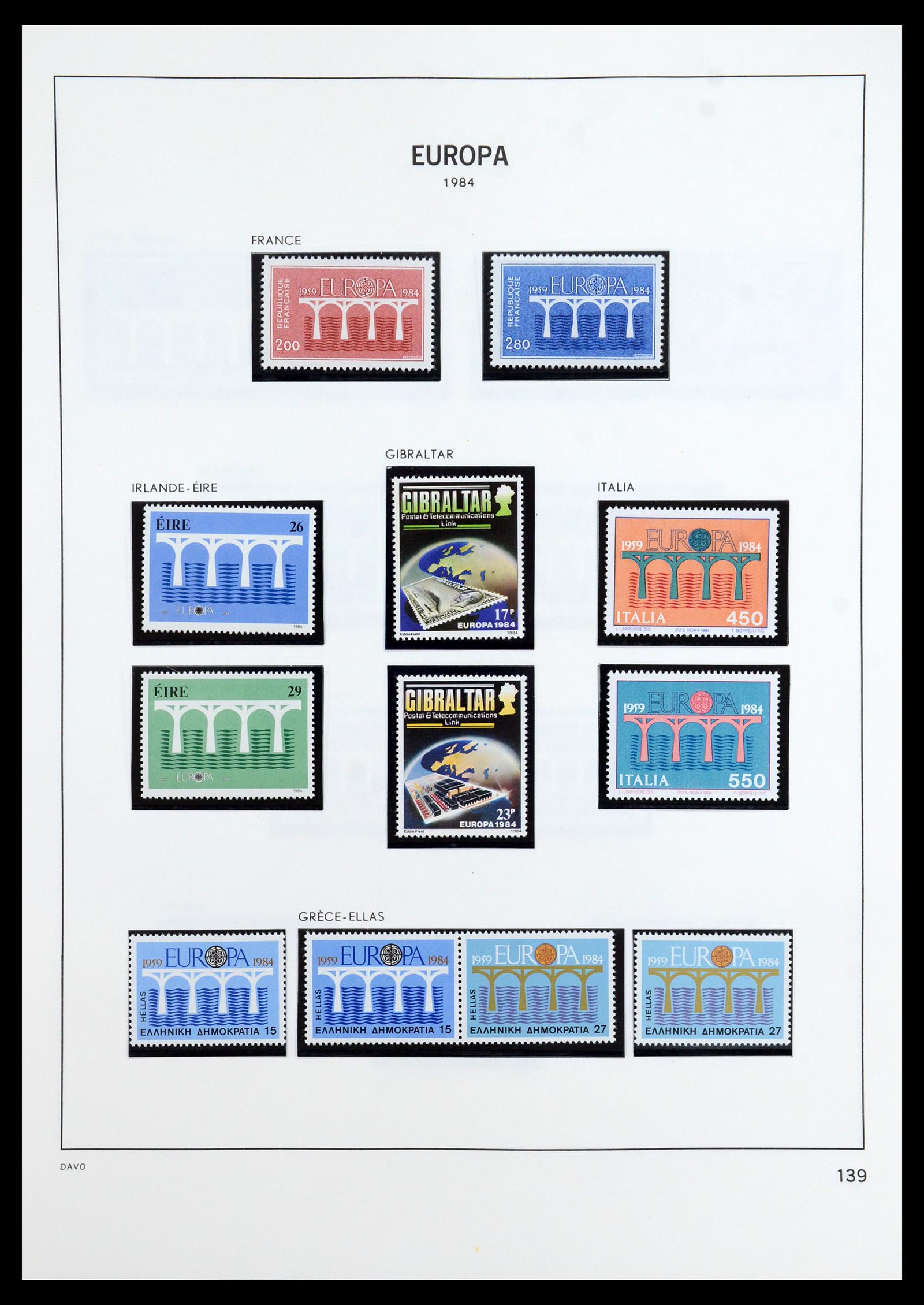 35842 084 - Postzegelverzameling 35842 Europa CEPT 1970-2005.