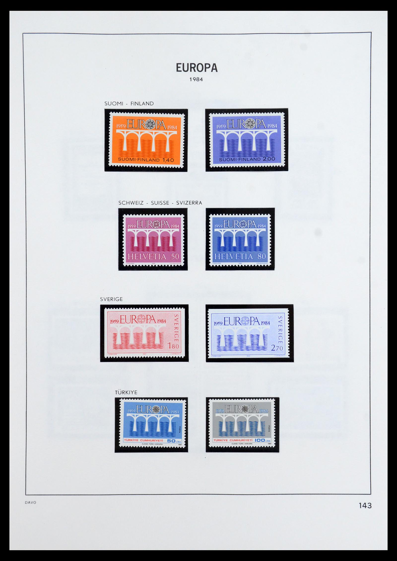 35842 088 - Postzegelverzameling 35842 Europa CEPT 1970-2005.