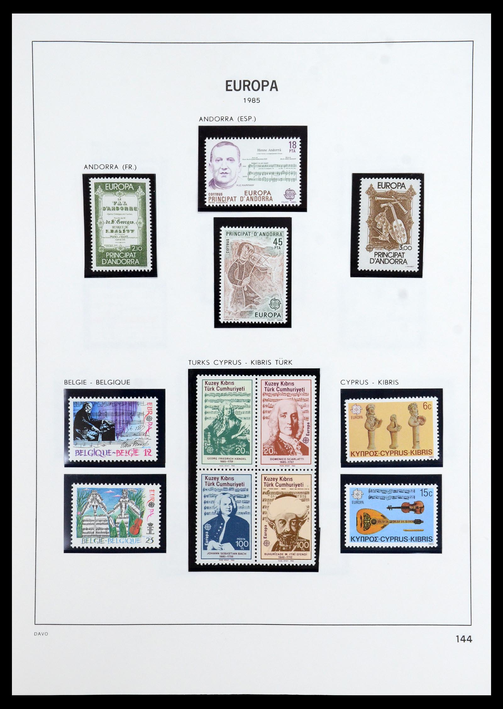 35842 089 - Postzegelverzameling 35842 Europa CEPT 1970-2005.