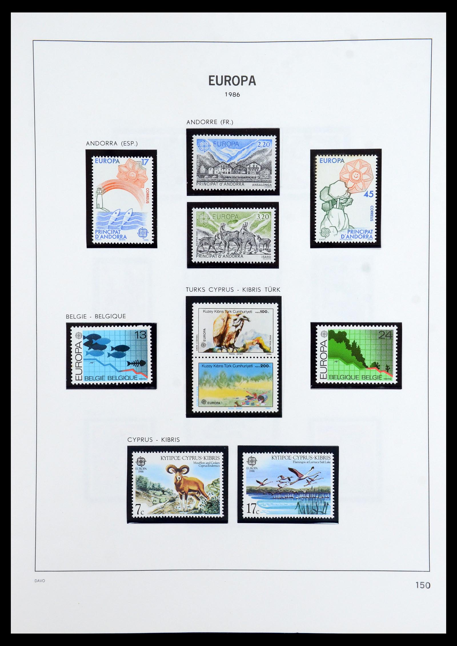 35842 095 - Postzegelverzameling 35842 Europa CEPT 1970-2005.