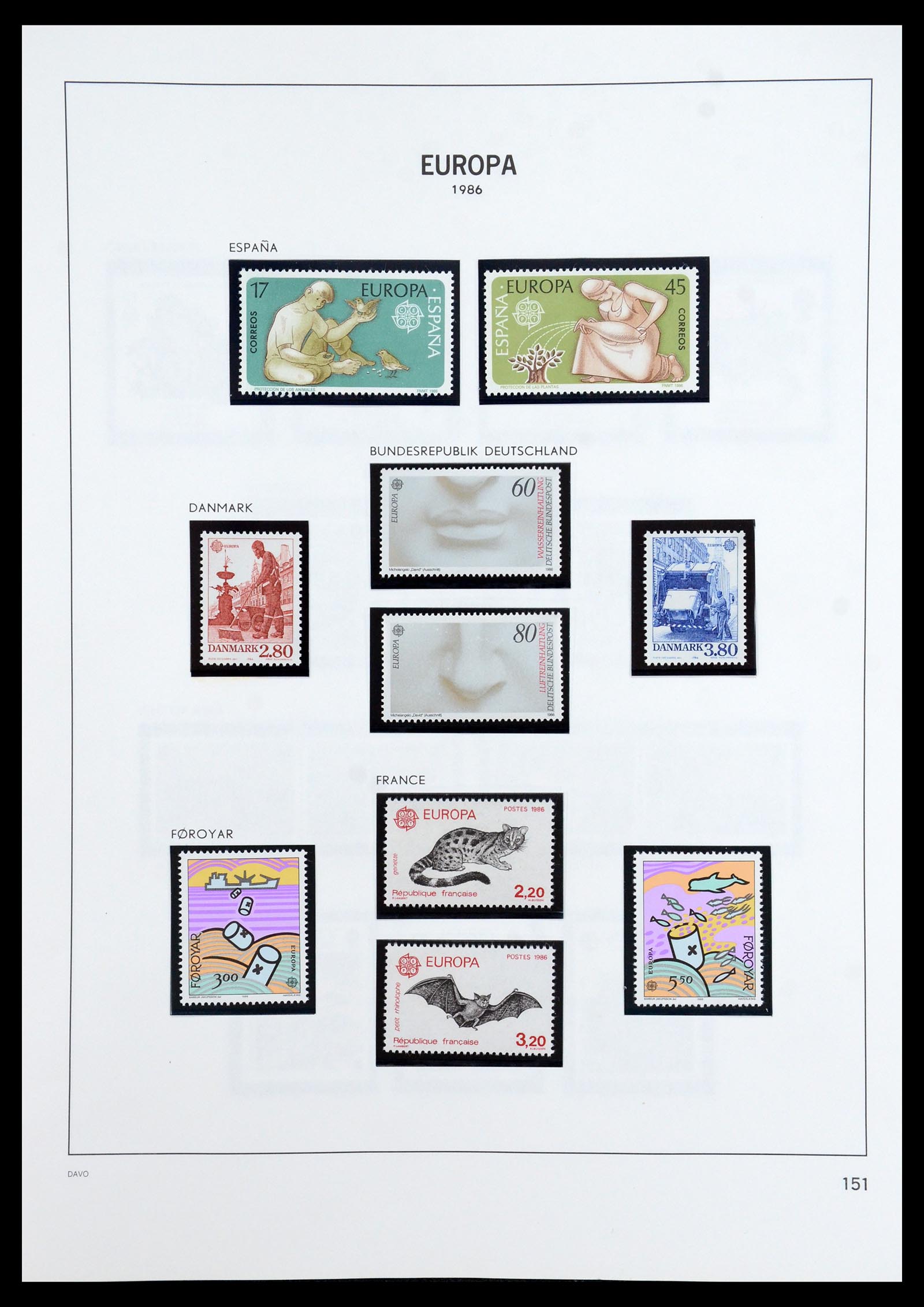 35842 096 - Postzegelverzameling 35842 Europa CEPT 1970-2005.