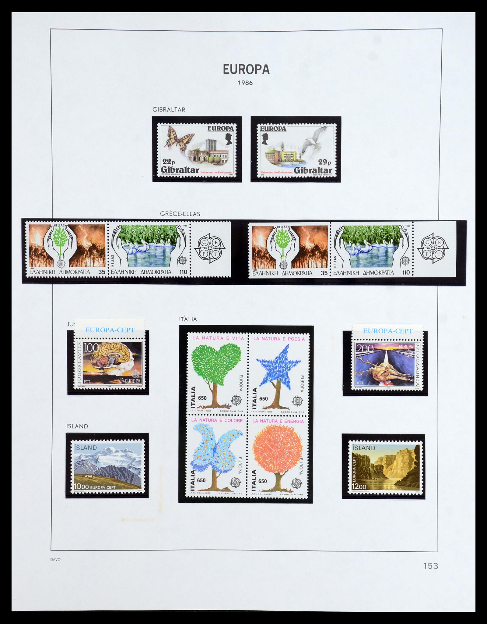 35842 098 - Postzegelverzameling 35842 Europa CEPT 1970-2005.