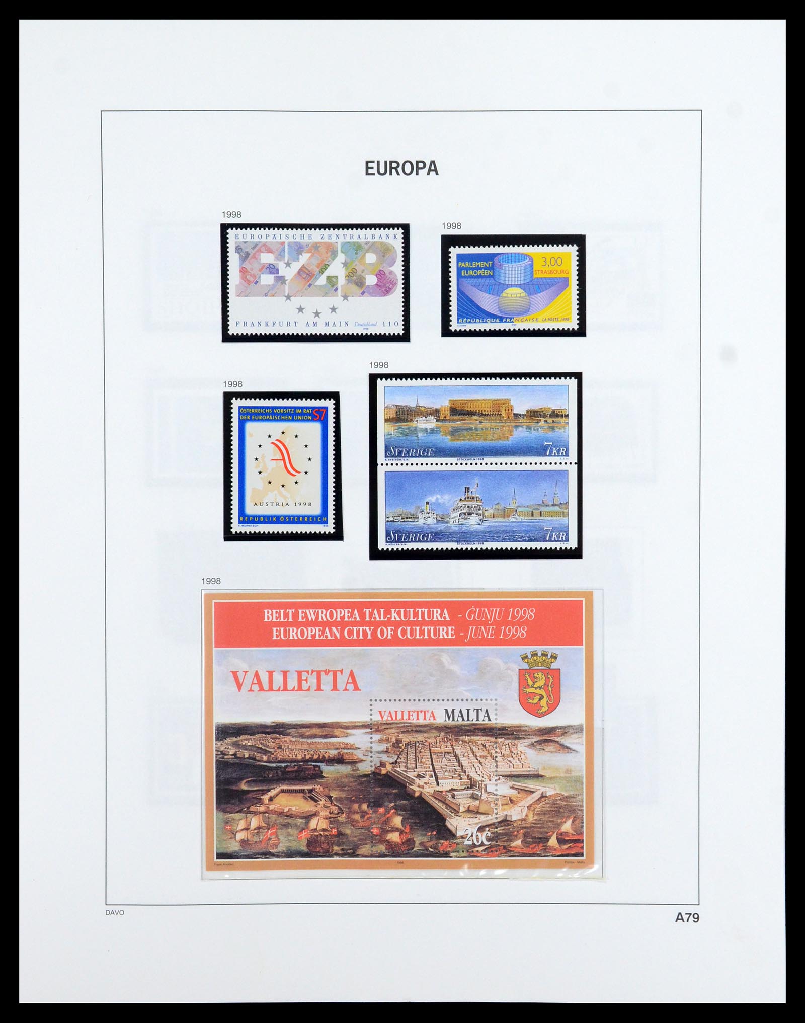 35842 464 - Postzegelverzameling 35842 Europa CEPT 1970-2005.