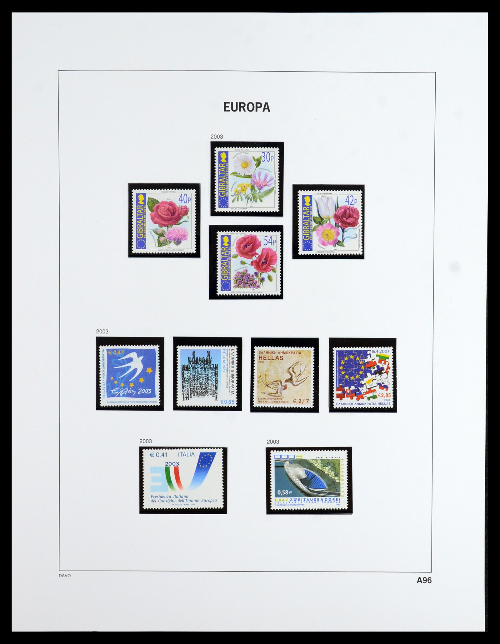 35842 480 - Postzegelverzameling 35842 Europa CEPT 1970-2005.