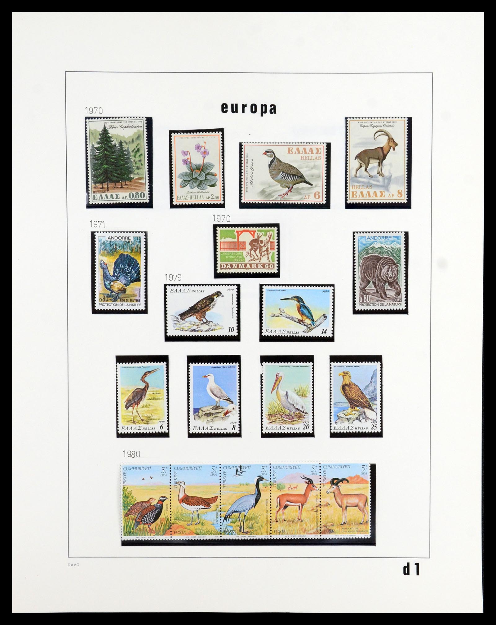 35842 523 - Postzegelverzameling 35842 Europa CEPT 1970-2005.